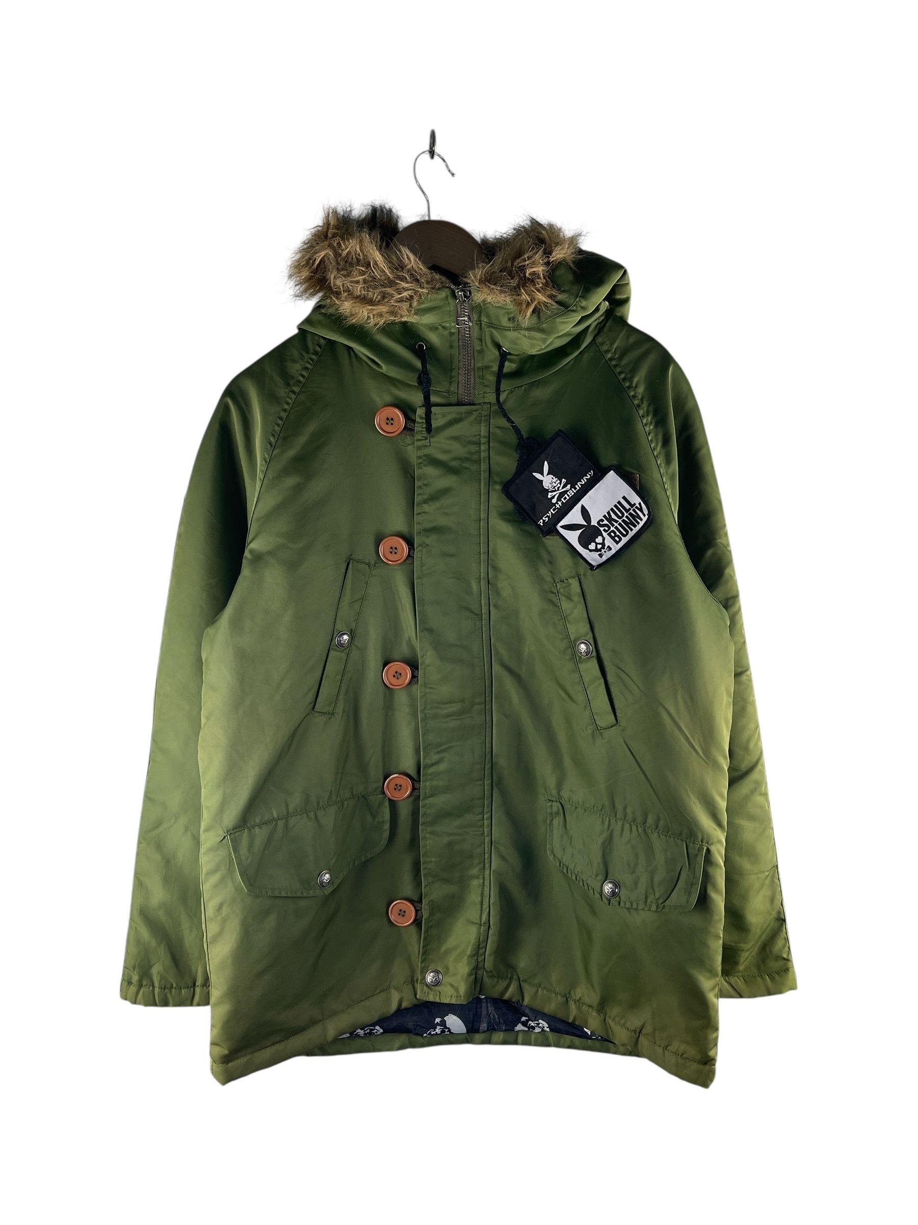 Psycho Bunny Psycho Skull Bunny Parka Jacket Size US M / EU 48-50 / 2 - 1 Thumbnail