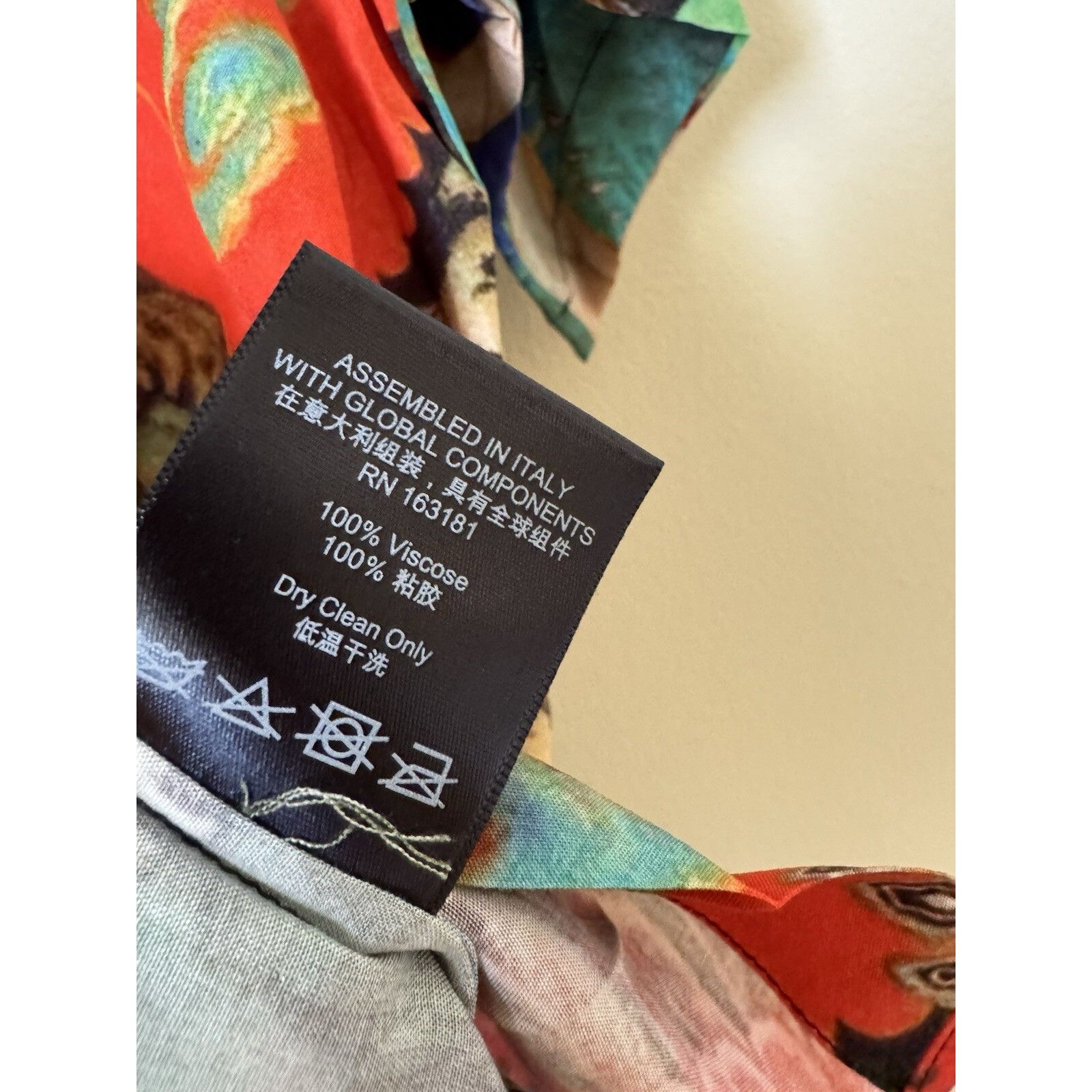 Rhude Rhude New Dragon Print Button Up Shirt Viscose Multicolor La Size US L / EU 52-54 / 3 - 4 Thumbnail