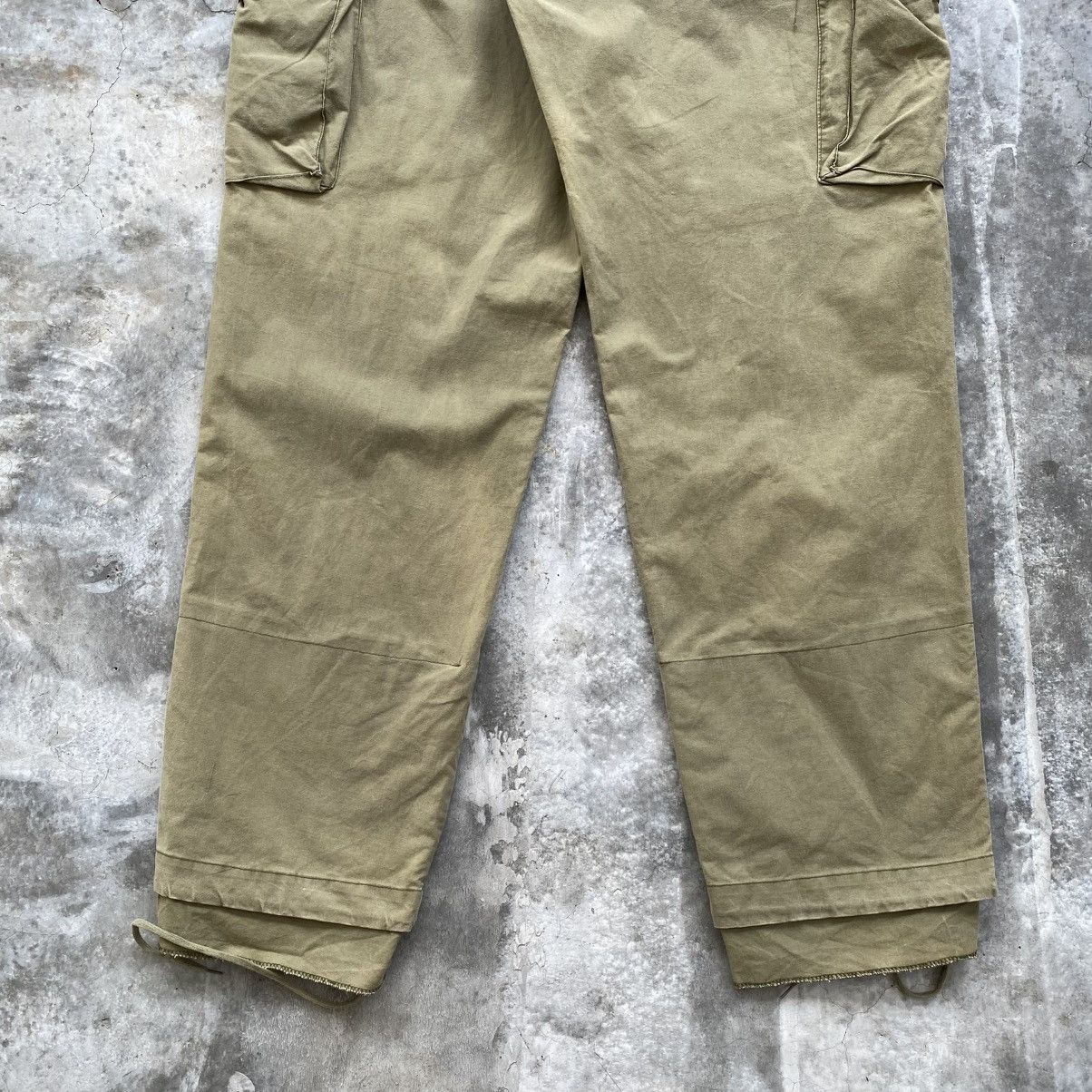 Japanese Brand Militaire Cargo Baggy Paracute Pants w34 Size US 35 - 7 Thumbnail