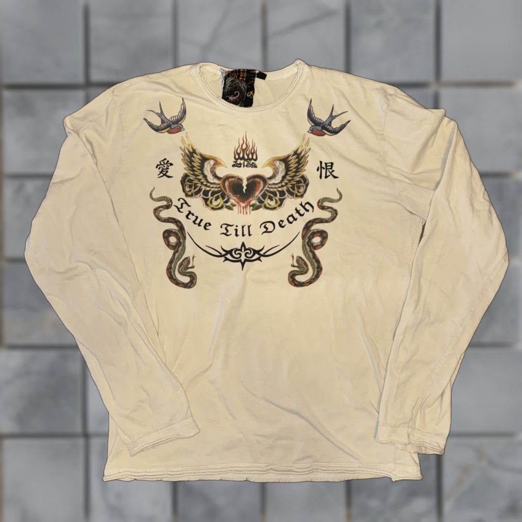 Vintage VINTAGE Pure Venom Y2K Style Long Sleeve Shirt Tan S USA Made In USA Mens Shirt Bodys Size US S / EU 44-46 / 1 - 1 Thumbnail