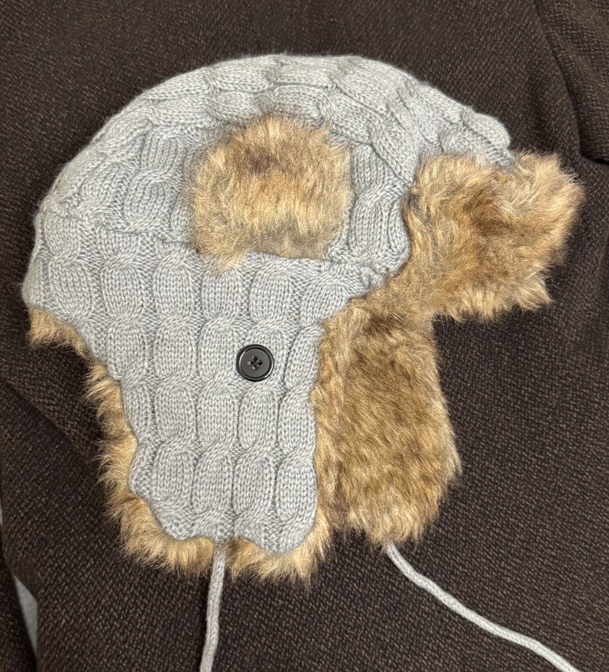 Hysteric Glamour Crazy Y2k Mohair Fuzzy Hat Ushanka Punk Winter Size ONE SIZE - 1 Thumbnail