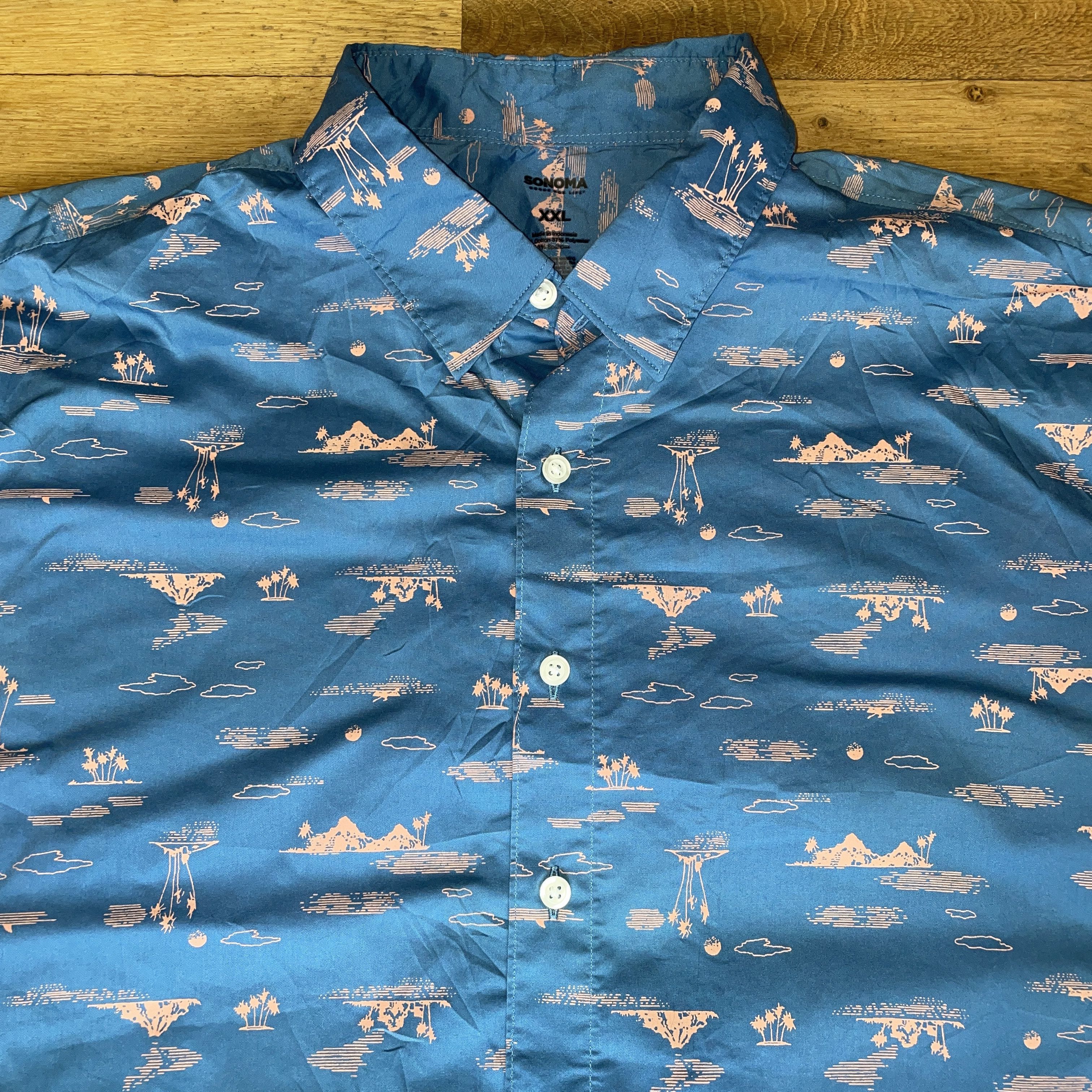 Sonoma Sonoma Men's Fashionable Summer Shirt Size 2Xl - New Size US XXL / EU 58 / 5 - 3 Thumbnail