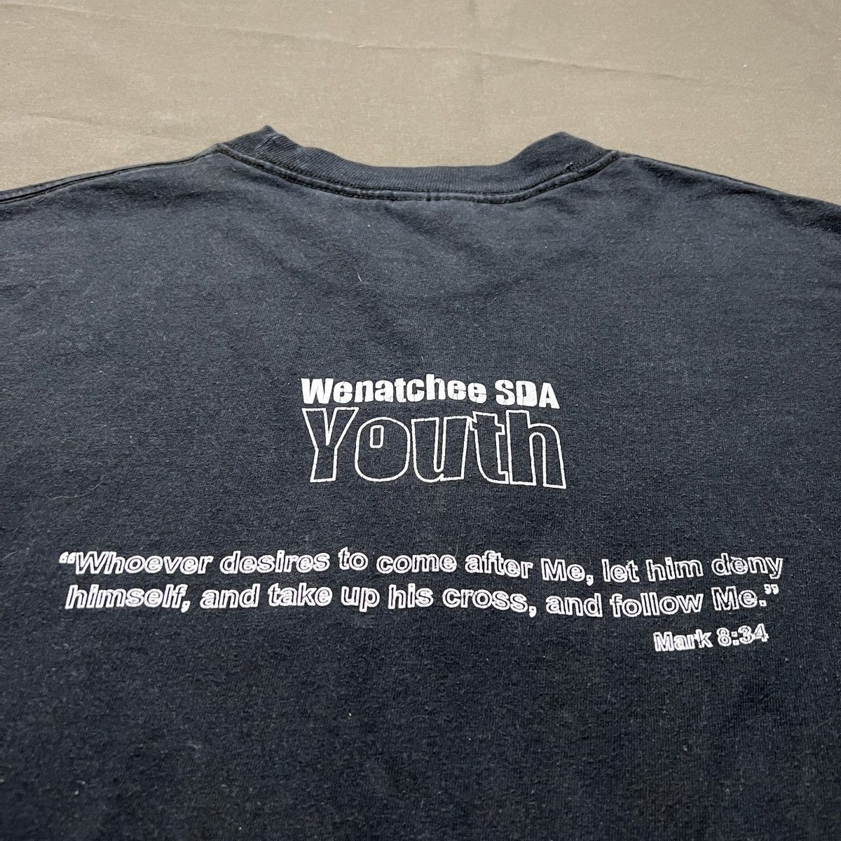 Vintage Vintage Y2K Disciples wanted God Jesus Bible Holy Tee Faded Size US XL / EU 56 / 4 - 5 Thumbnail