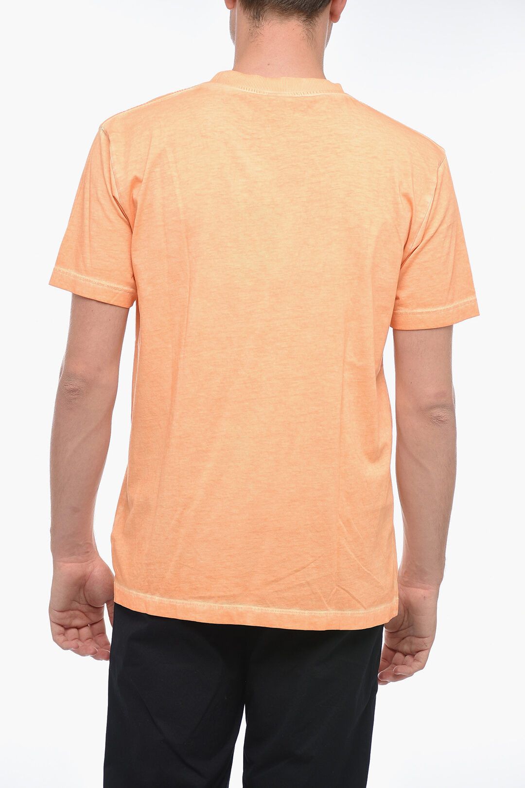 Marcelo Burlon og1mm0824 Sunset Cross Crewneck T-Shirt in Orange Size US M / EU 48-50 / 2 - 3 Thumbnail