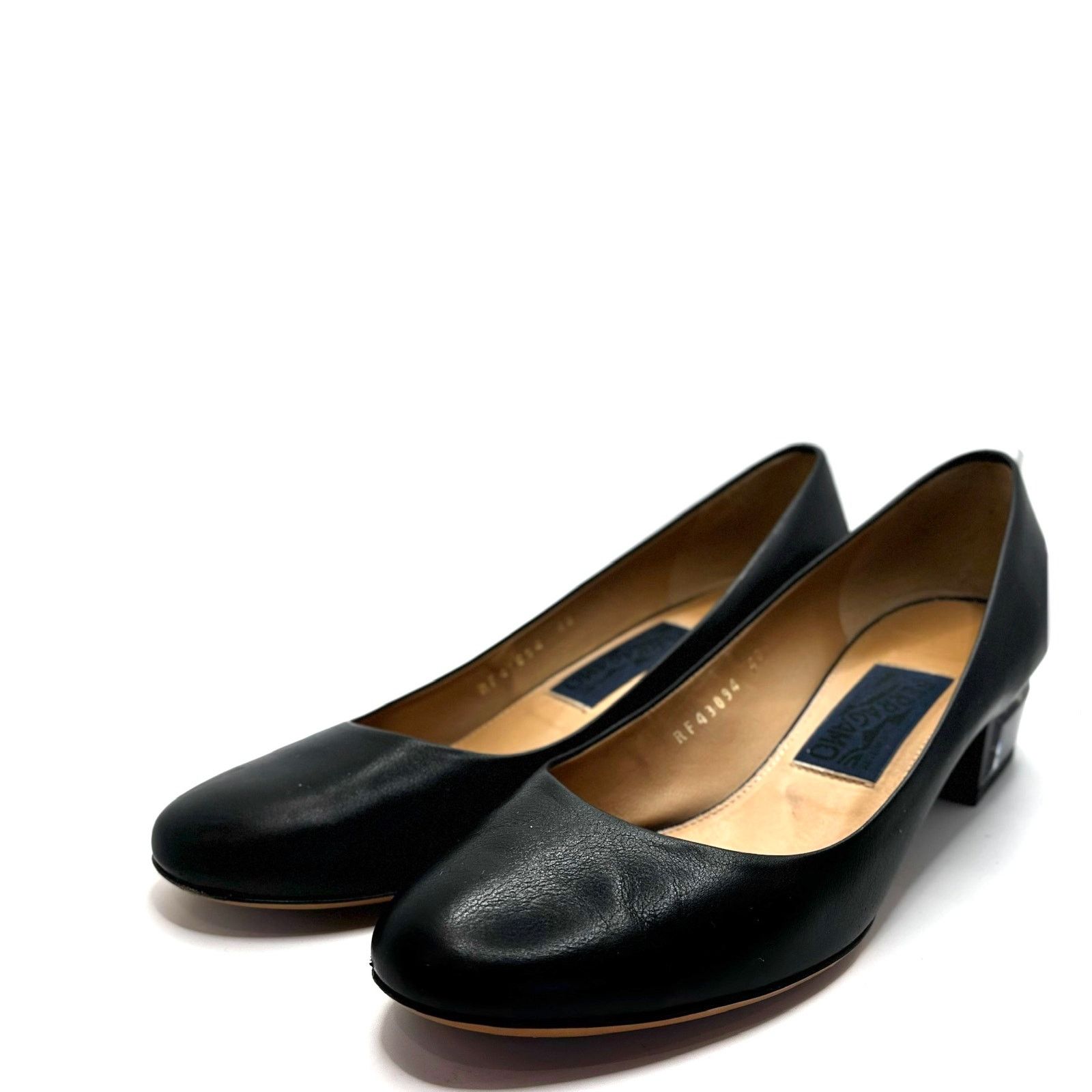 Salvatore Ferragamo SALVATORE FERRAGAMO Ninfea Lucite Block Heel Pumps Sz 8 Size US 8 / IT 38 - 5 Thumbnail