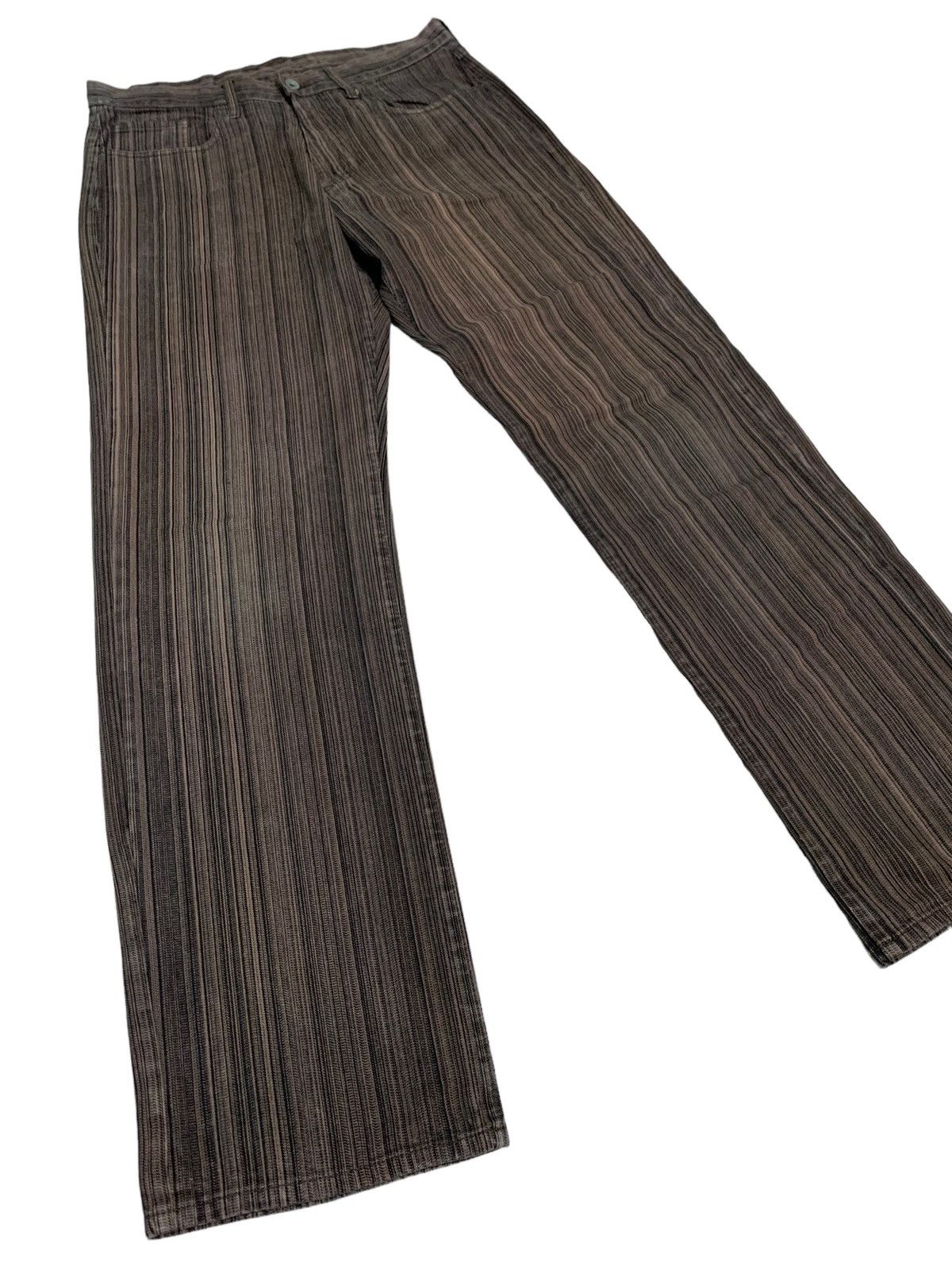 Japanese Brand 🔥Rare Vintage Stripes Trouser Japanese Brand Size US 32 / EU 48 - 9 Thumbnail