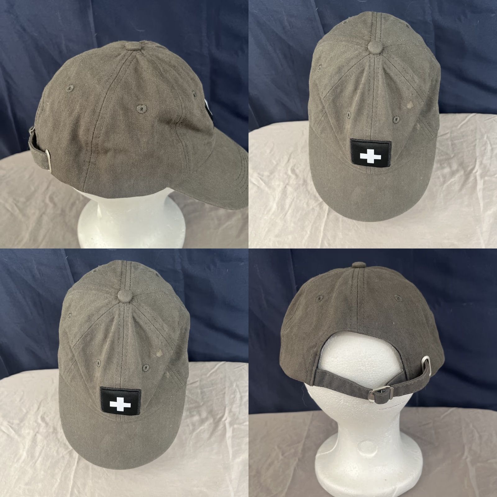 Logo 7 Lifeway Baseball Cap Gray Black Adjustable Tuck Strap Patch Logo Unisex Adults One Size Men's/Women's Size ONE SIZE - 9 Thumbnail