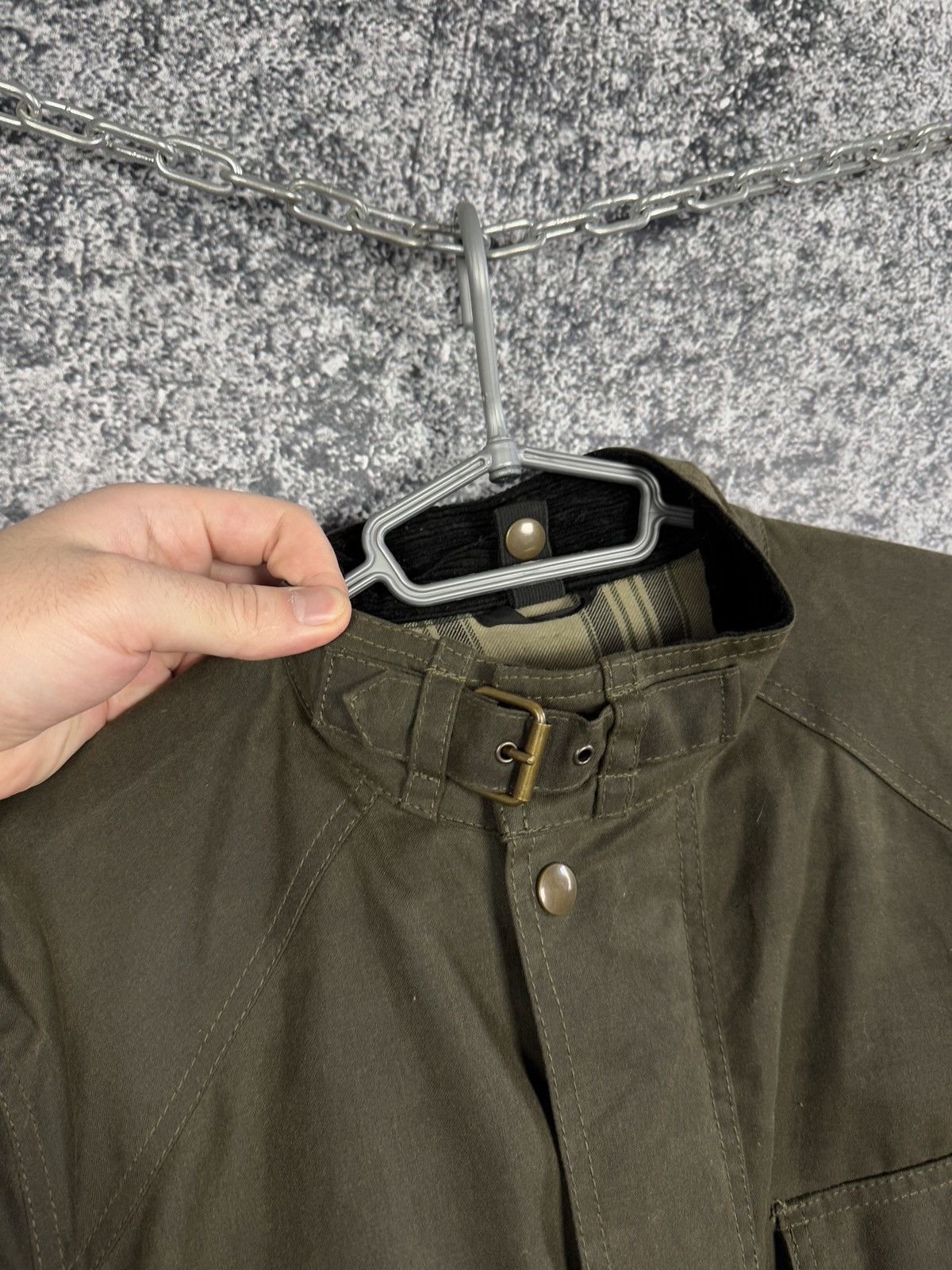 Belstaff Belstaff Waxed Jacket England Wax Biker Vintage Size 48 Size US M / EU 48-50 / 2 - 8 Thumbnail