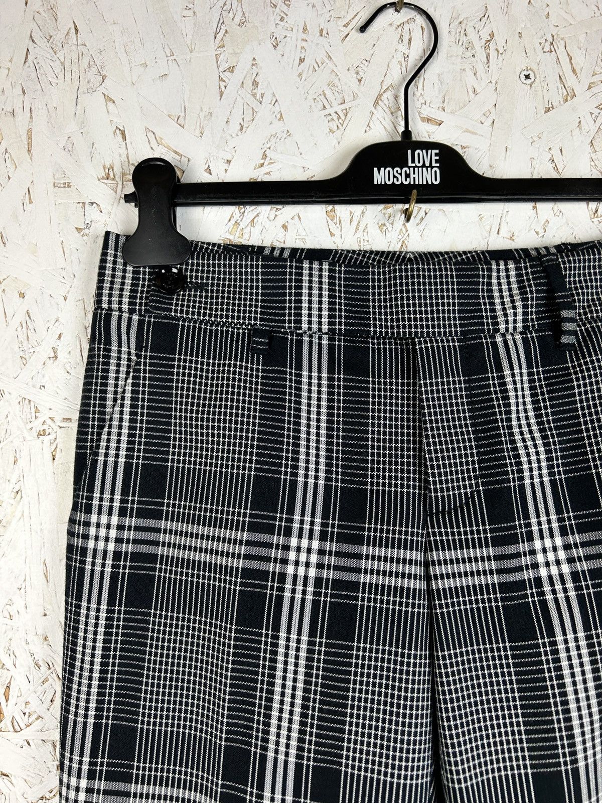 Gucci Vintage Gucci Plaid Checketed Striped Trousers 2007 Grey 38 Size 26" / US 2 / IT 38 - 2 Thumbnail