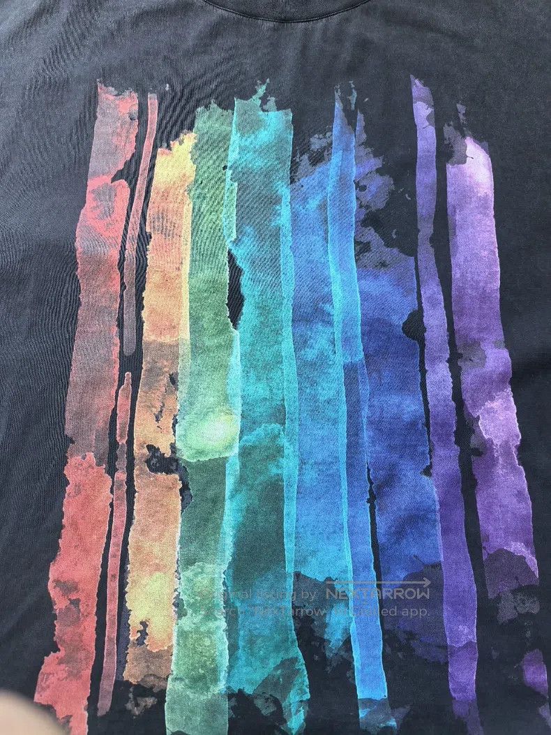 Givenchy Givenchy Washed effect rainbow short-sleeve Size US XL / EU 56 / 4 - 2 Thumbnail