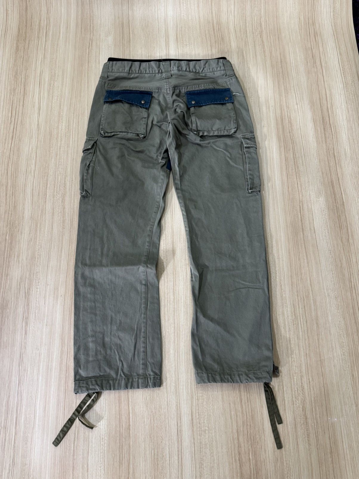 Japanese Brand JAPANESE CUSTOM CARGO PANTS BY HUNCH Size US 33 - 4 Thumbnail