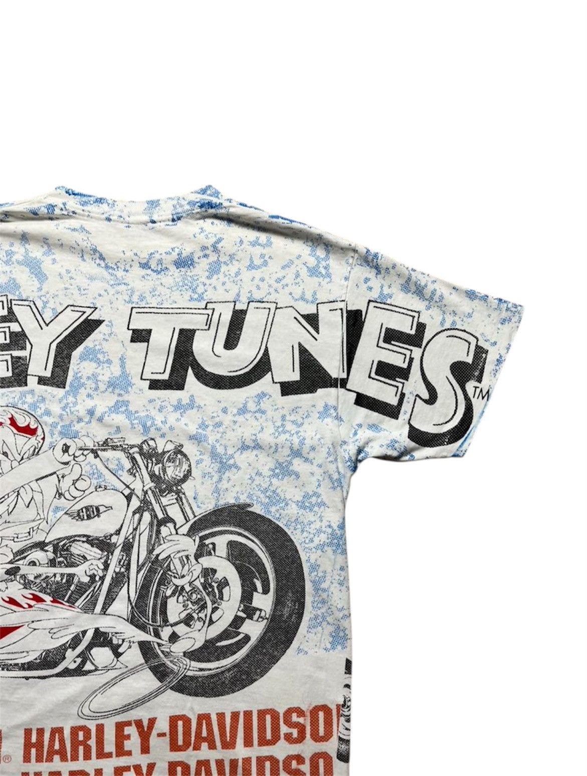 Vintage Vintage Looney Tunes X Harley Davidson Tee Size US L / EU 52-54 / 3 - 9 Thumbnail