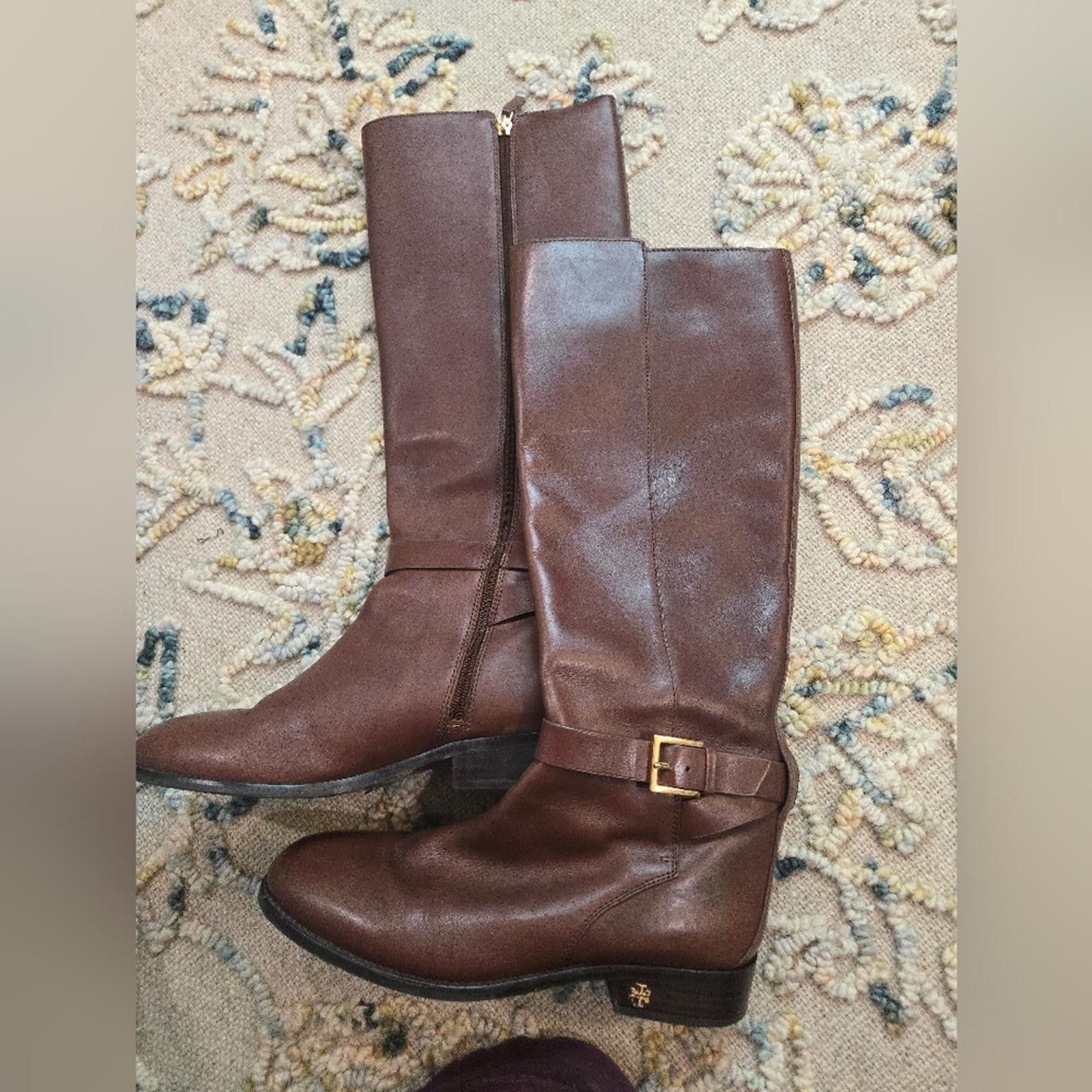 Designer TORY BURCH 25mm Brooke Knee Boot Size US 9 / IT 39 - 6 Thumbnail