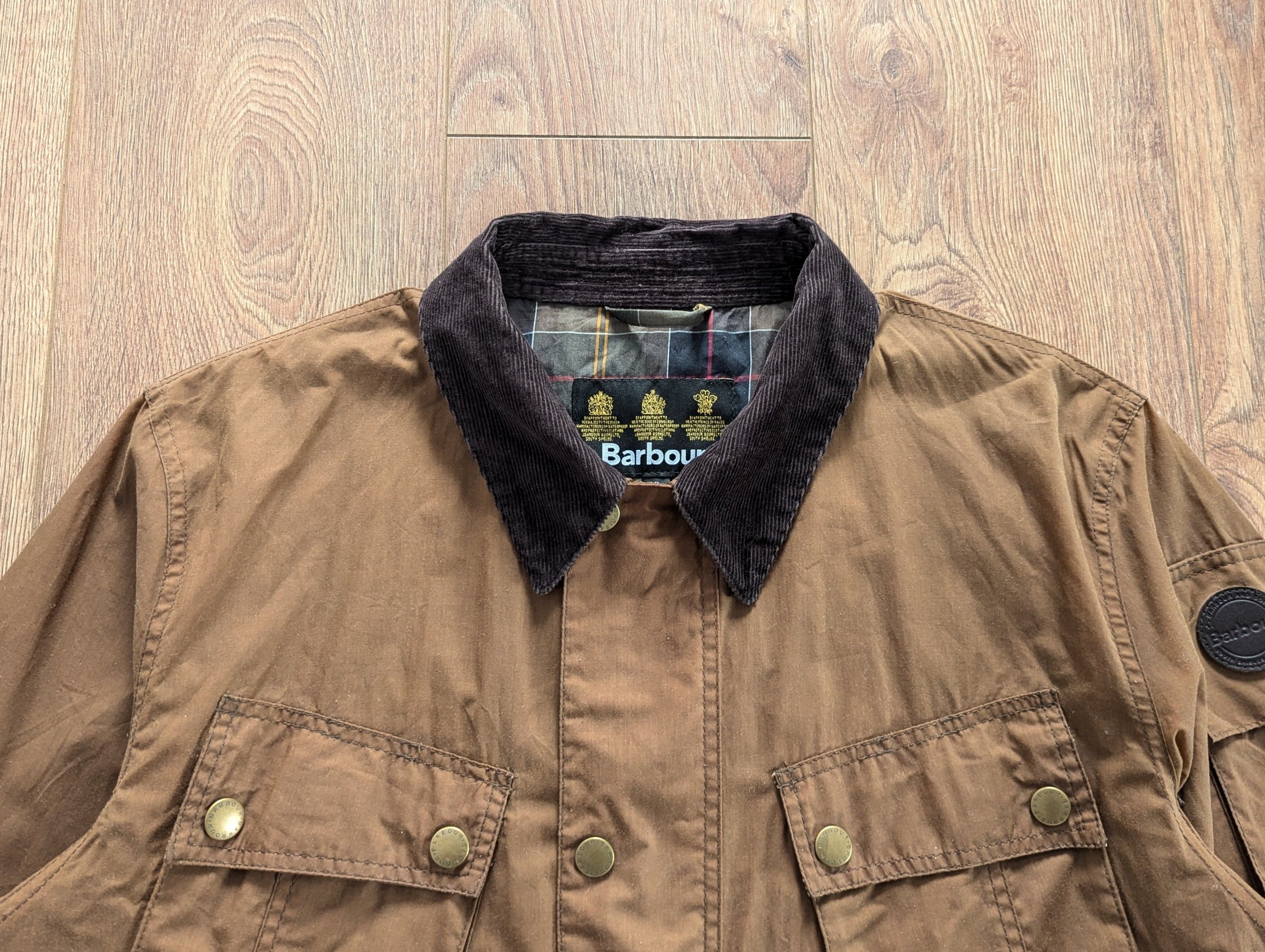 Barbour Barbour Lowland Wax Men's Jacket Brown Size XL Waxed Cotton Size US XL / EU 56 / 4 - 2 Thumbnail