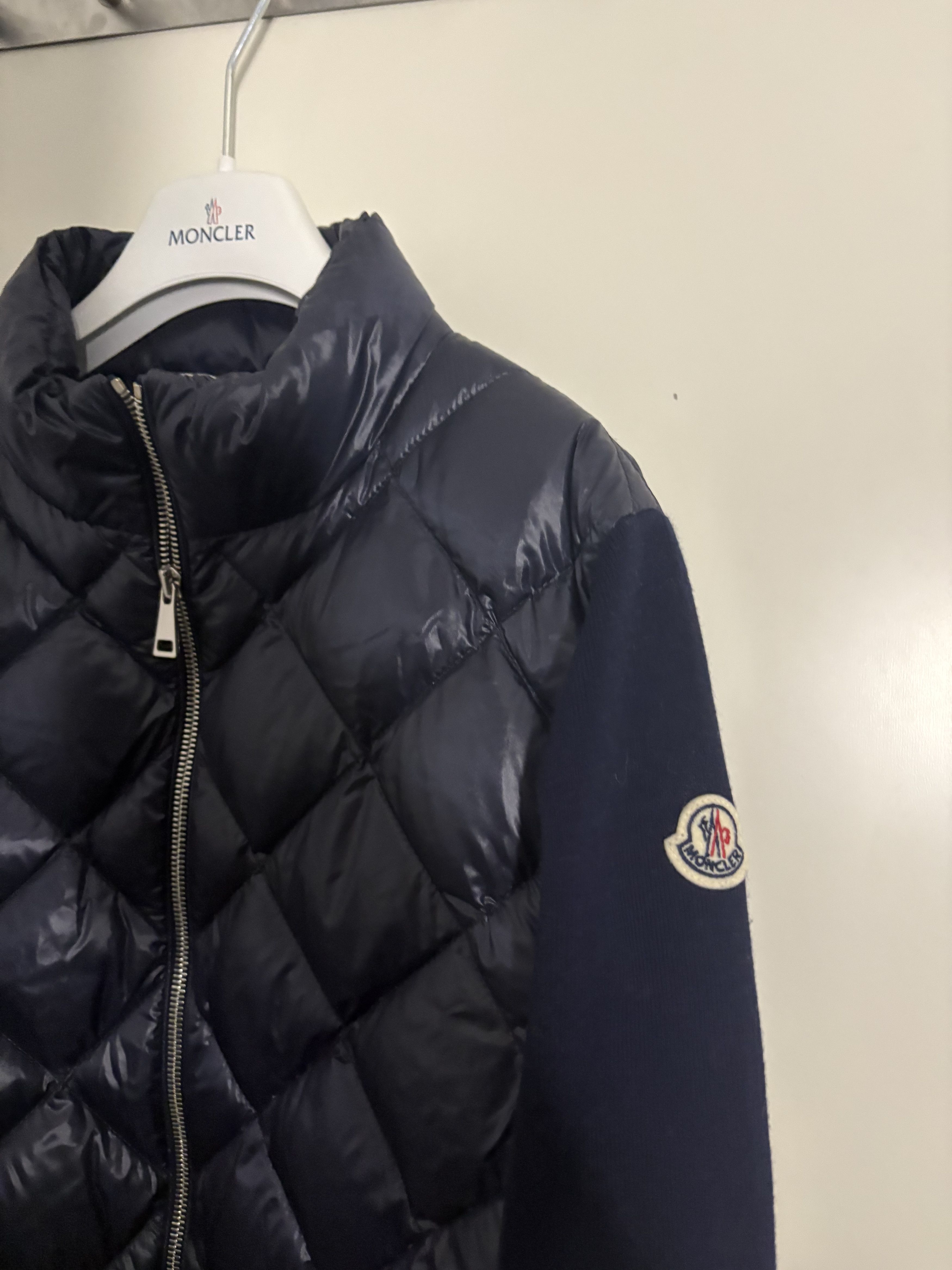 Moncler Moncler Down Cardigan Size M / US 6-8 / IT 42-44 - 3 Thumbnail