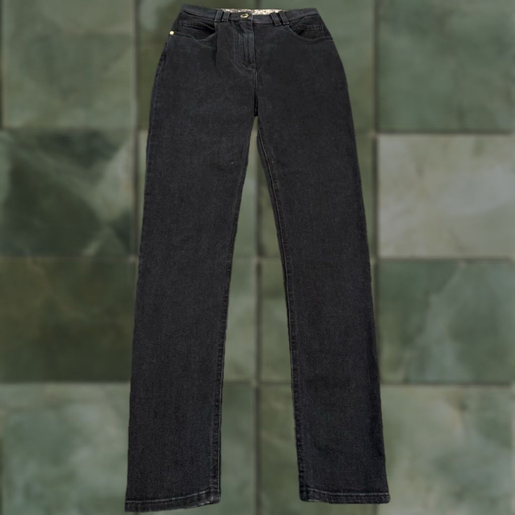 Balmain VINTAGE Balmain Paris Men Jeans Skinny Denim Black Size 27x29.5 Size US 27 - 1 Thumbnail
