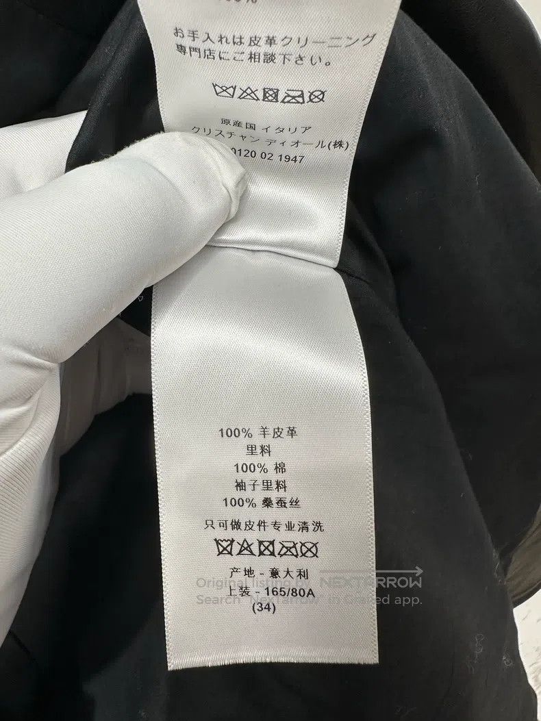 Dior Dior CD logo leather jacket Size XXS / US 00 / IT 34 - 5 Thumbnail