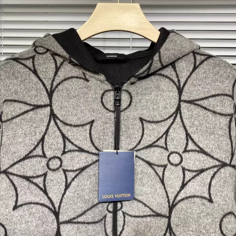 Louis Vuitton LOUIS VUITTON 24SS Reversible Wool Jacket Three Flowers Ful Size US S / EU 44-46 / 1 - 5 Thumbnail
