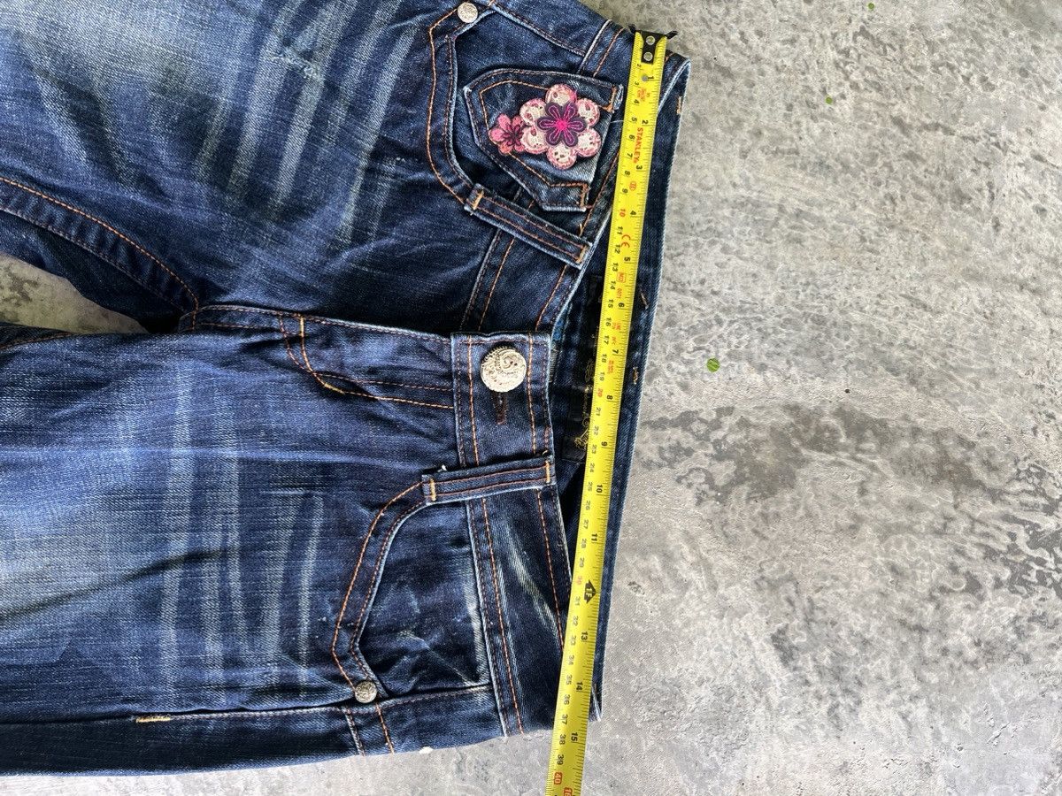 Japanese Brand × Vintage Flare Red Pepper Denim Size US 30 / EU 46 - 7 Thumbnail
