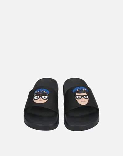 Dolce & Gabbana o1y0925 Slippers in Black Size US 4 / IT 34 - 4 Thumbnail