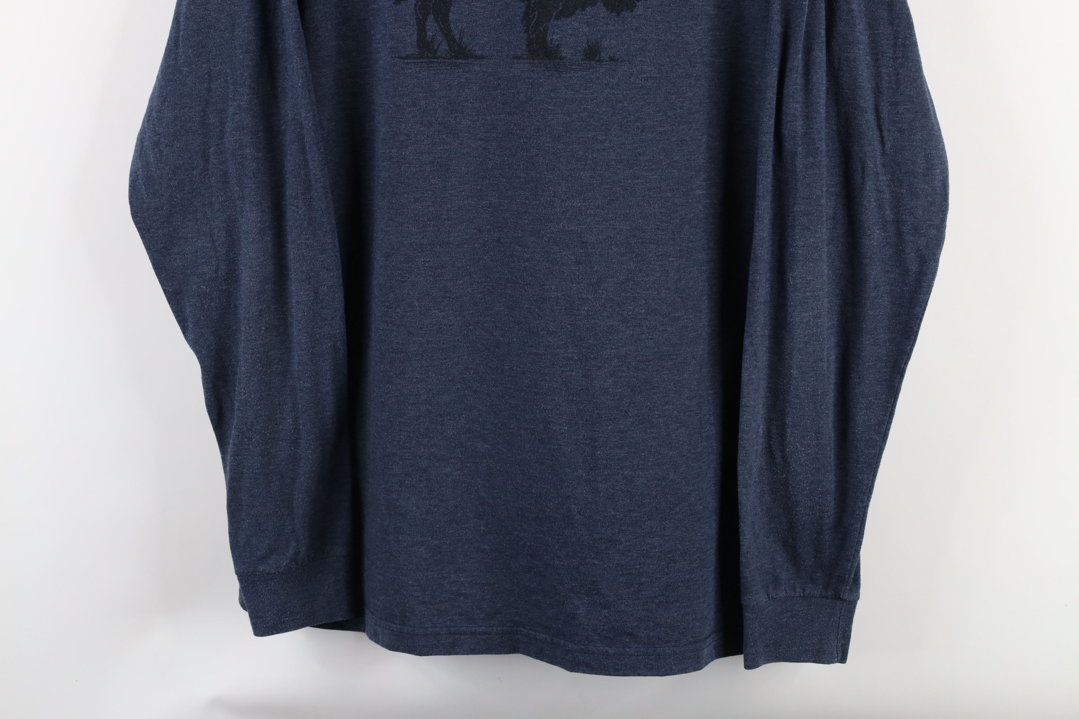Patagonia × Vintage Vintage Patagonia Spell Out Buffalo Long Sleeve T-Shirt Blue Size US L / EU 52-54 / 3 - 3 Thumbnail