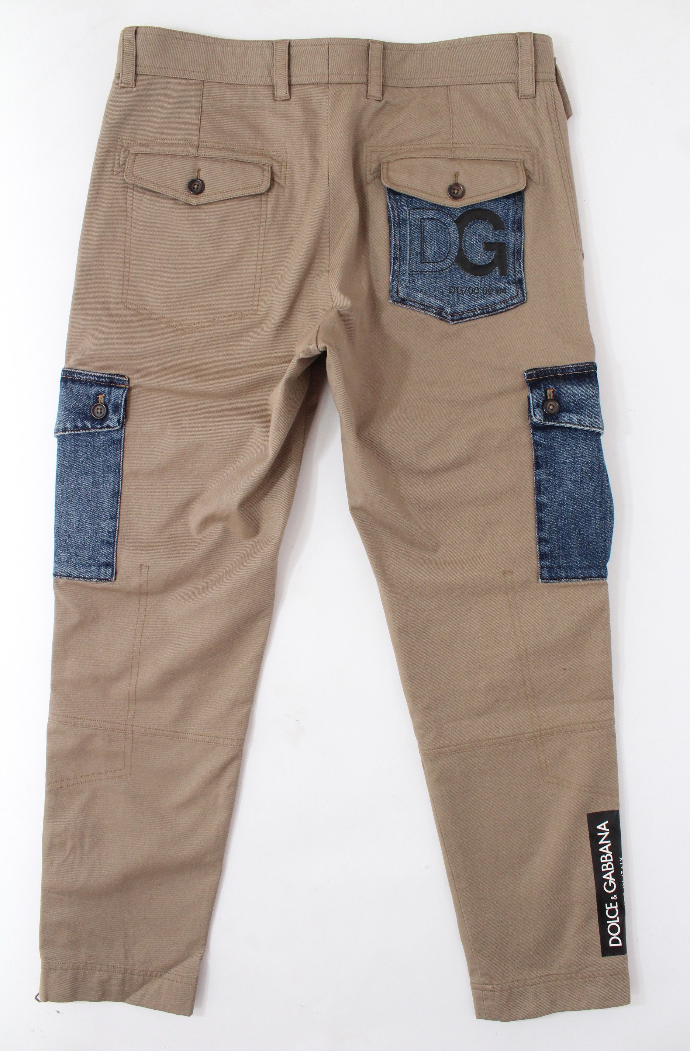 Dolce & Gabbana Dolce & Gabbana Denim Patchwork Cargo Pants IT 46 Size US 30 / EU 46 - 1 Thumbnail