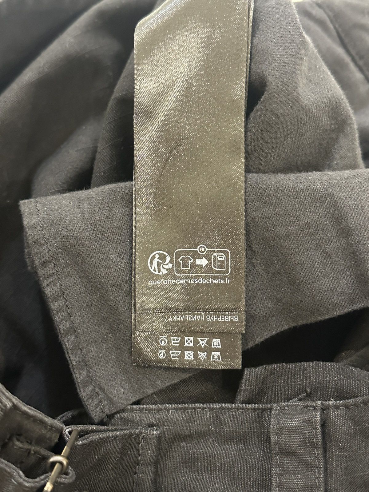 Balenciaga Balenciaga Cotton Ripstop Convertible Cargo Pants in Black Size US 26 / EU 42 - 11 Thumbnail