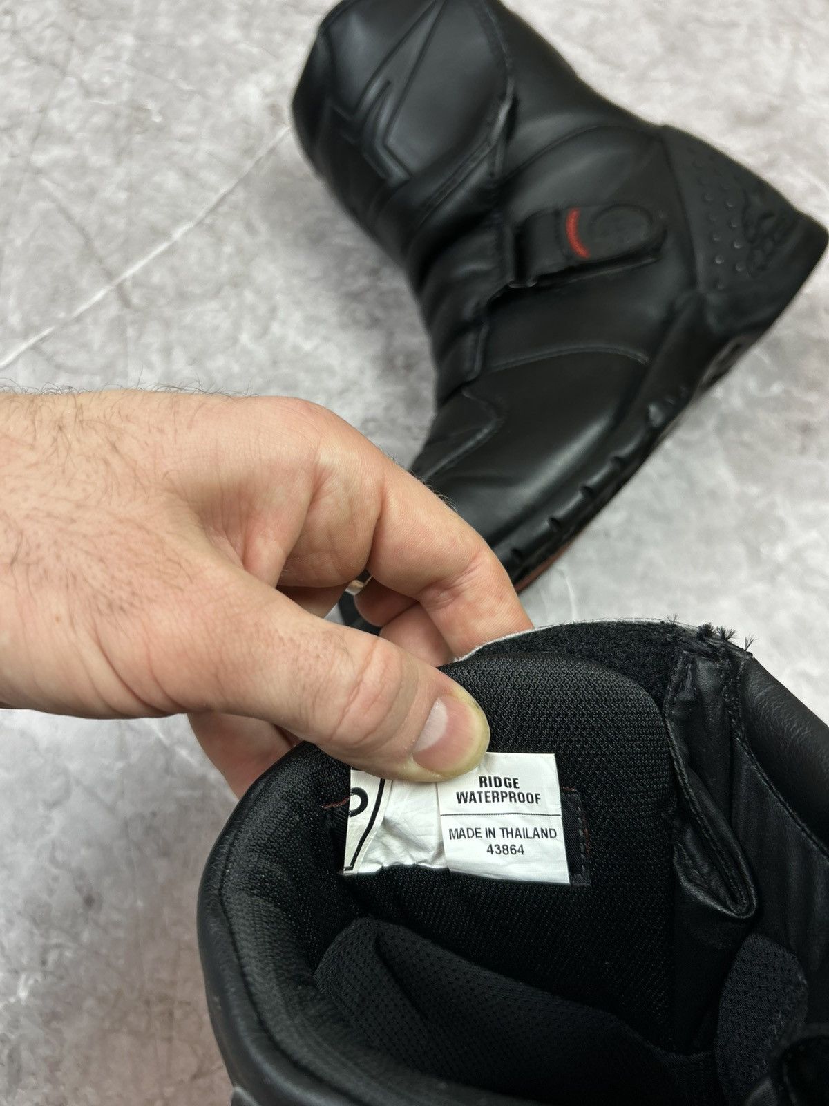 Alpinestars Black Aplinestars Motorcycle Boots Size 7.5 Size US 7 / EU 40 - 11 Thumbnail