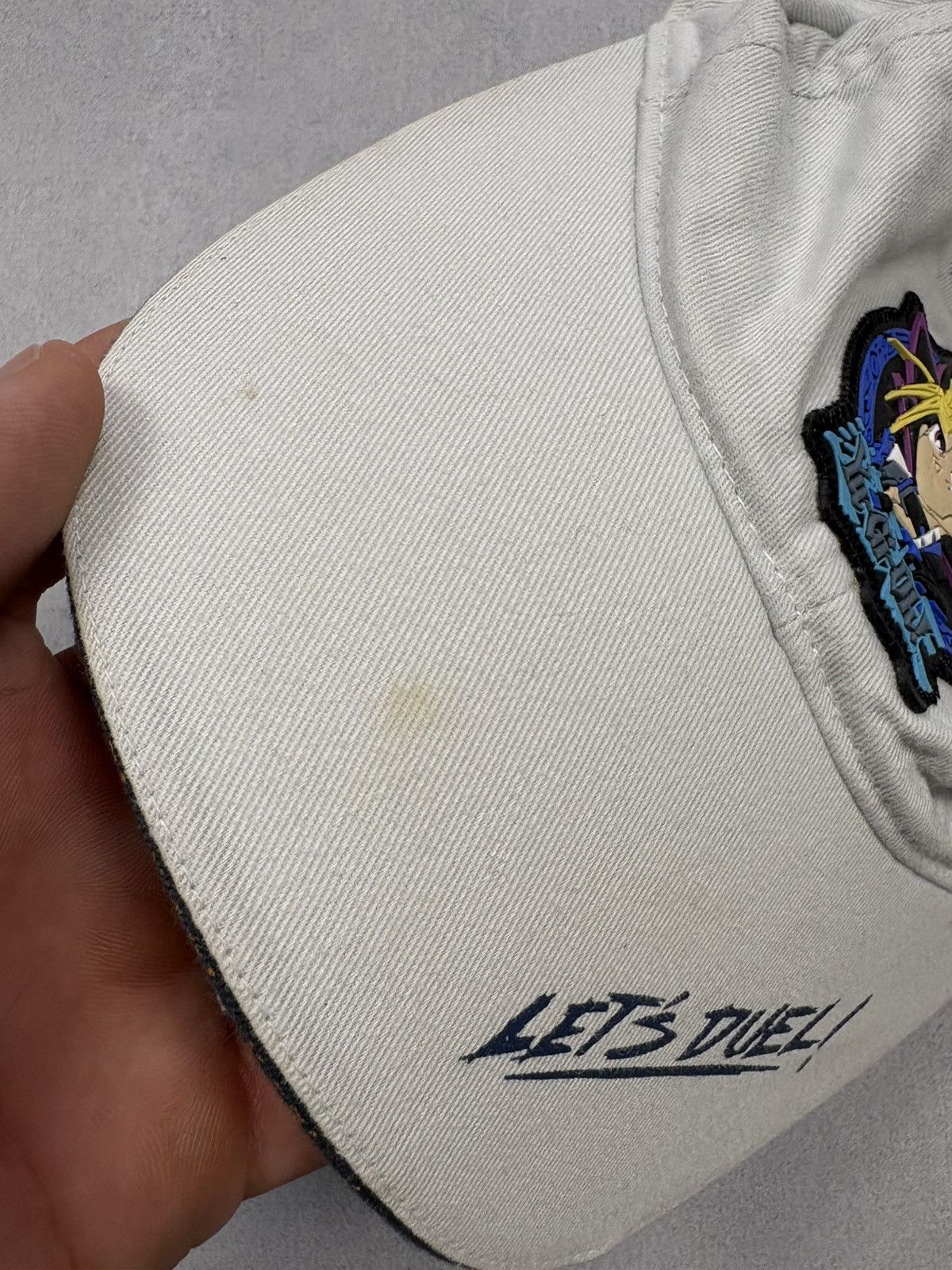 Anime Vintage 1996 Yu-Gi-Oh! Yami Yugi Let’s Duel! Cap Hat CTM Size ONE SIZE - 12 Thumbnail