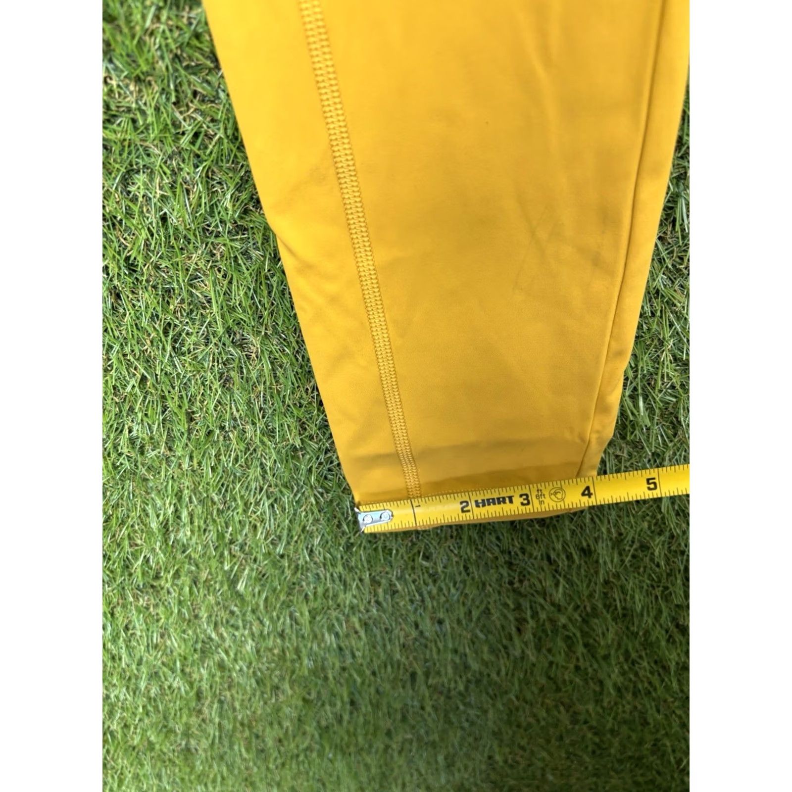 Outdoor Voices Outdoor Voices Zoom Full Length Leggings Womens M Pockets Yellow Hiking Legging Athletic Slim Fit 26in Inseam Size 32" / US 10 / IT 46 - 4 Thumbnail