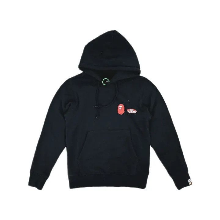 Bape × Vans Vans x BAPE Black Logo Pullover Hoodie Unisex Size US M / EU 48-50 / 2 - 1 Thumbnail