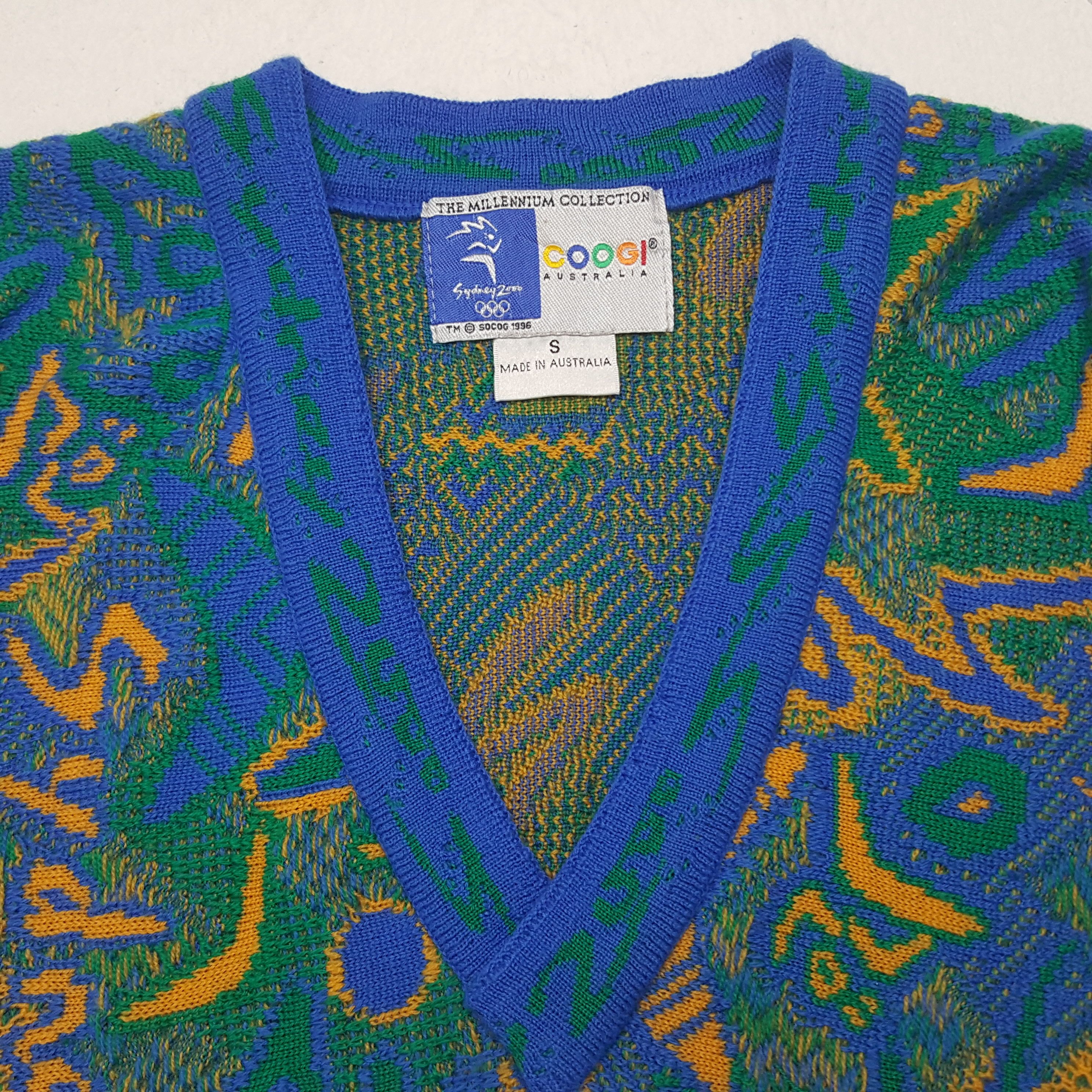 Coogi × Vintage Vintage Sydney 2000 X Coogi Olympic Sports Style Sweatshirt Size US L / EU 52-54 / 3 - 4 Thumbnail