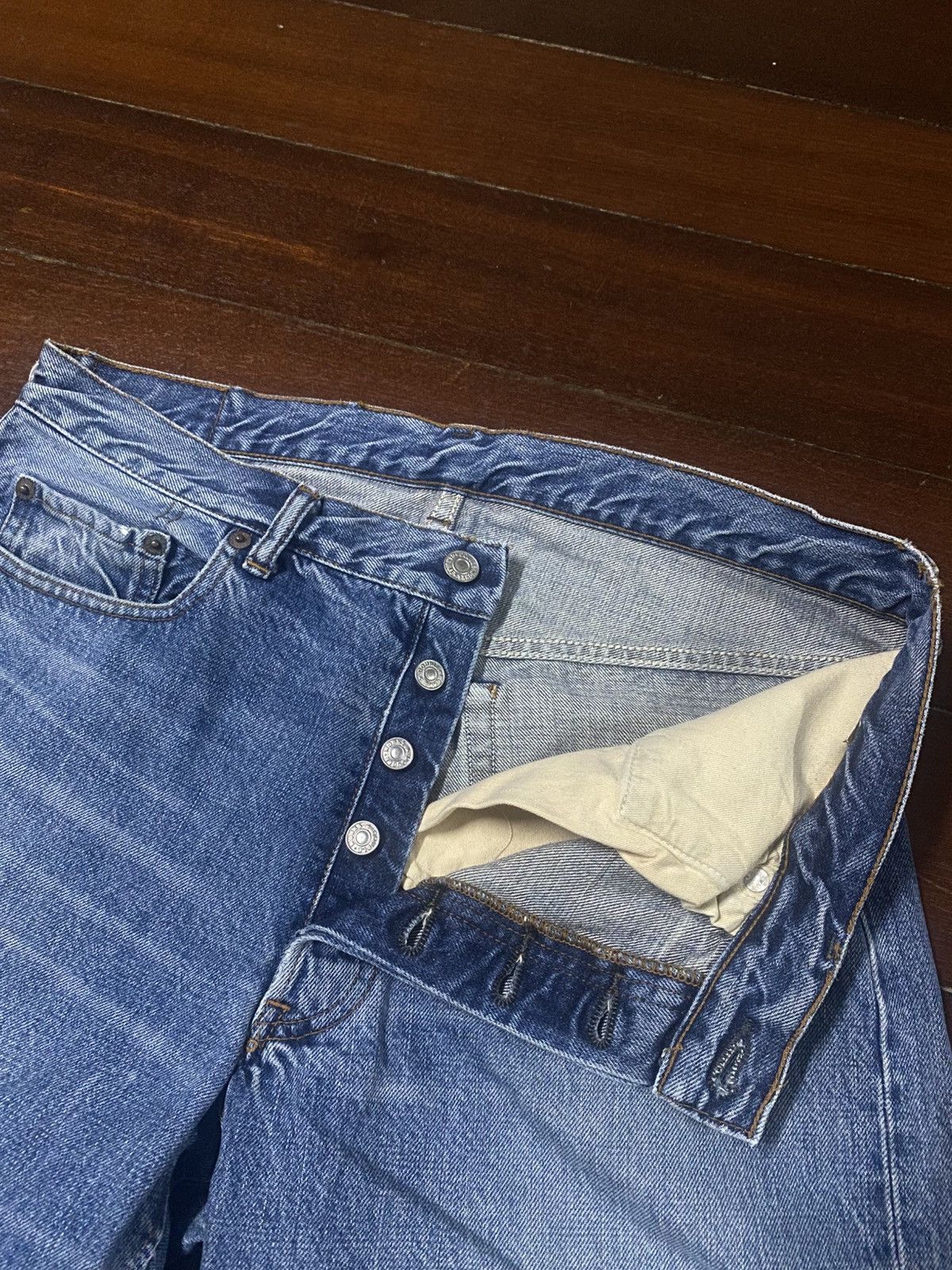 Warehouse Fire 🔥🔥 DOUBLE WORKS WAREHOUSE.CO DENIM JEANS Size US 34 / EU 50 - 7 Thumbnail