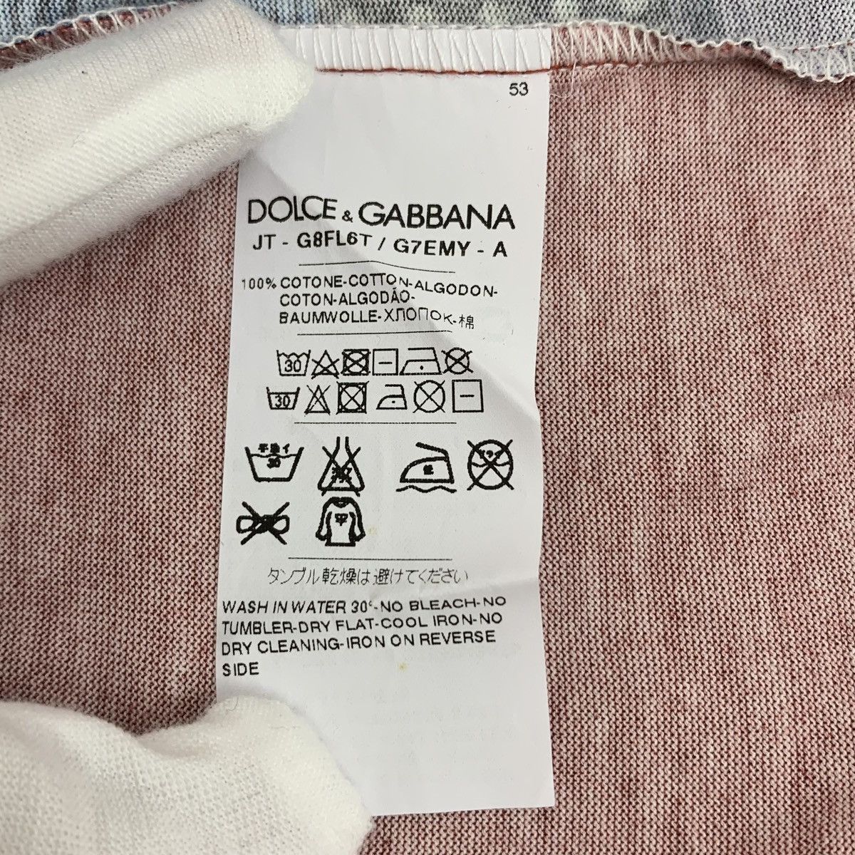 Dolce & Gabbana Dolce & Gabbana Short Sleeve T-Shirt K26WX Size US S / EU 44-46 / 1 - 7 Thumbnail