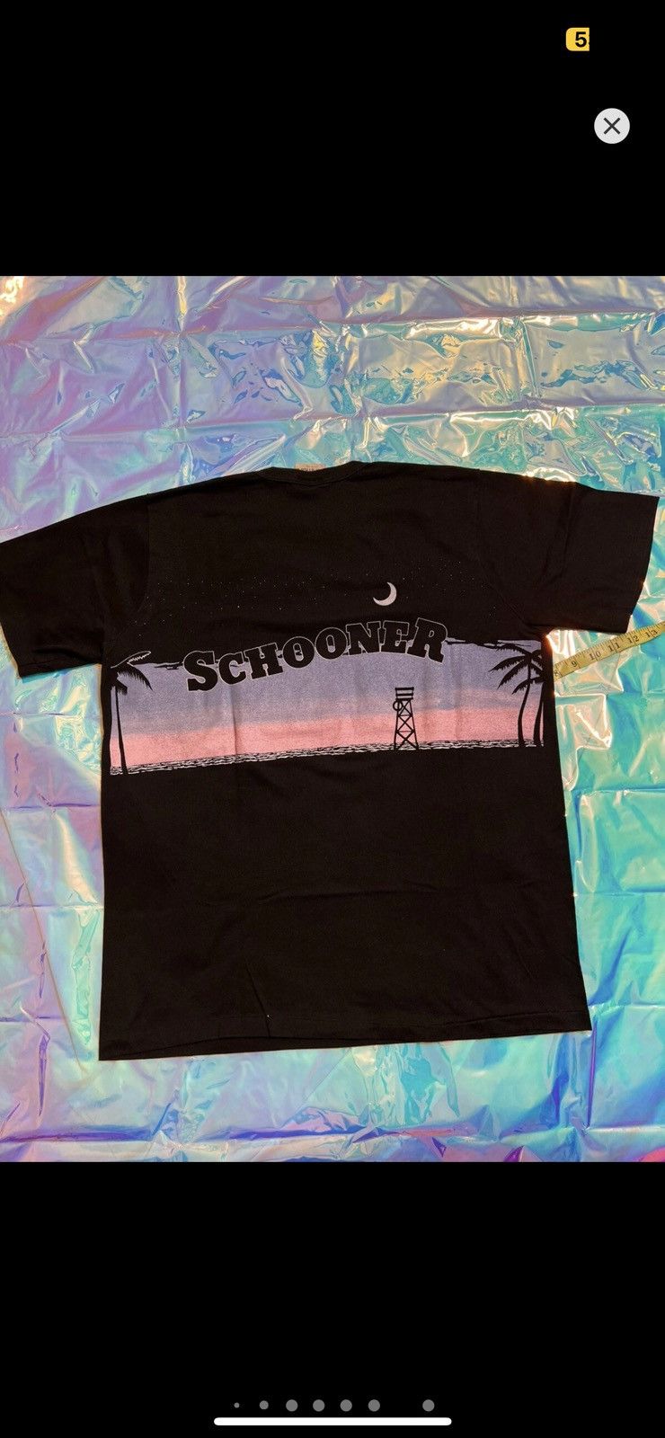 Vintage ***FINAL DROP***RARE 80s “THE NIGHT IS YOUNG SCHOONERS” XL Size US XL / EU 56 / 4 - 10 Thumbnail