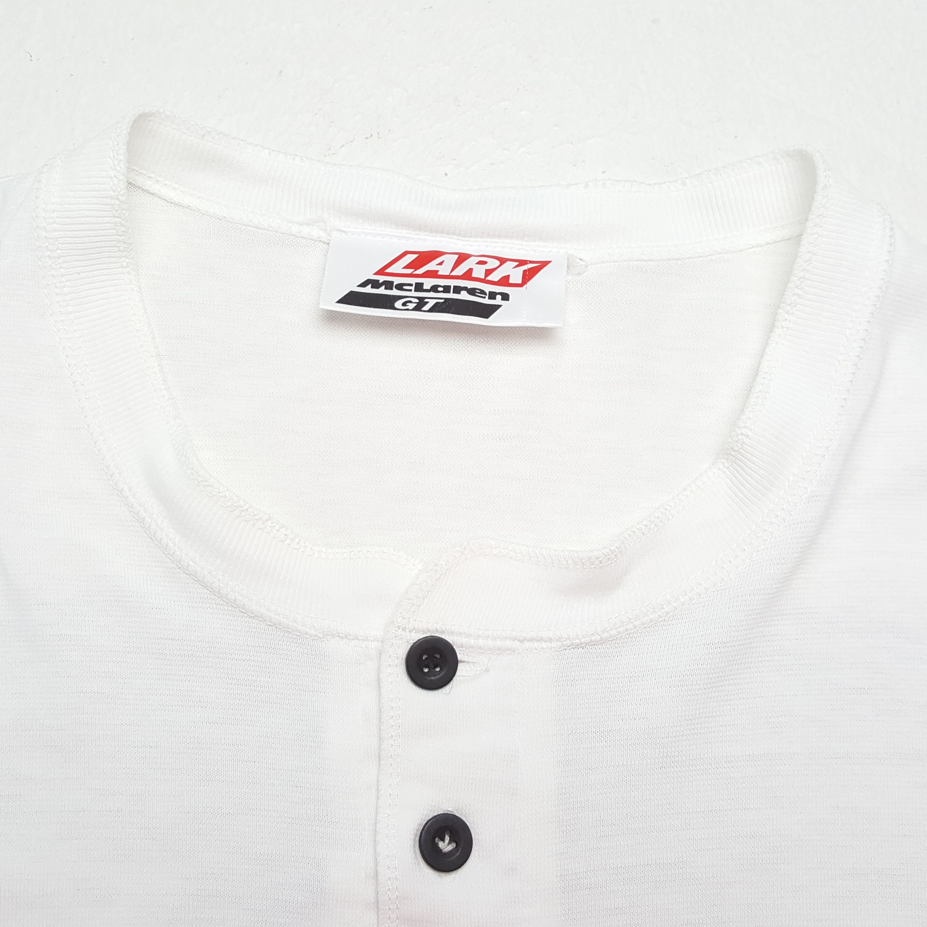 Malcolm McLaren × Vintage LARK MCLAREN GT Motorsports Backprint Tshirt Size US L / EU 52-54 / 3 - 7 Thumbnail