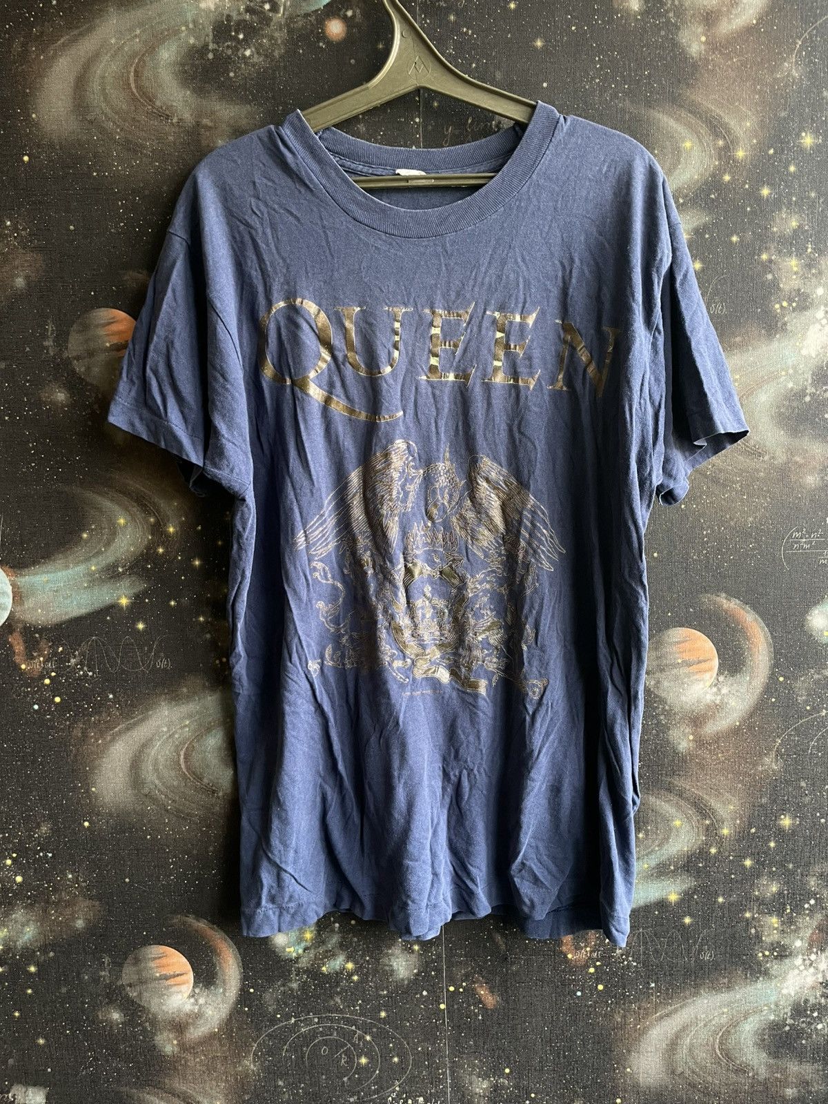 Band Tees 🔥🌎Vintage 1991 QUEEN single stitch Rock Logo Tour TShirt Size US XL / EU 56 / 4 - 1 Thumbnail