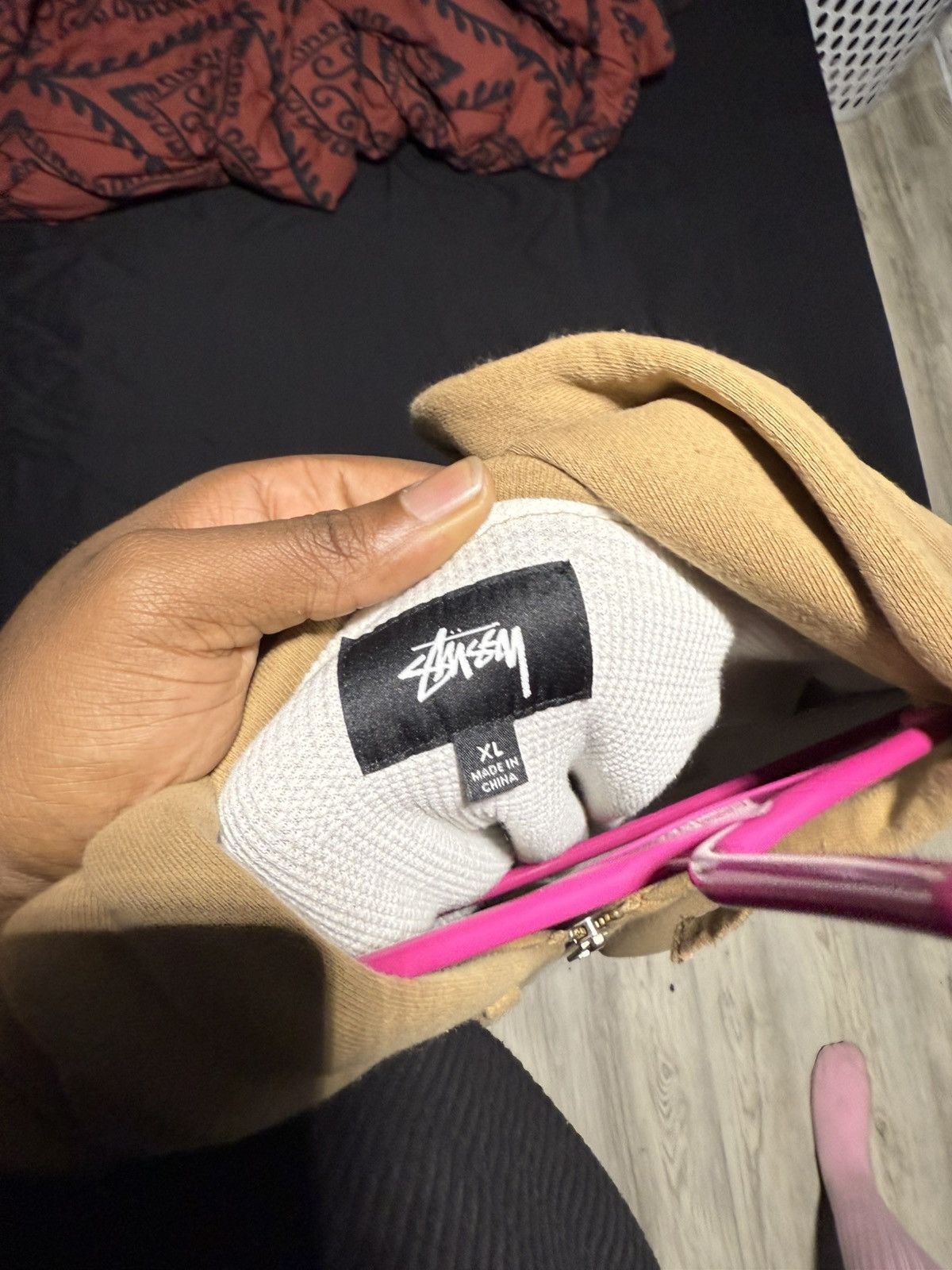 Other Stussy Thermal Zip Hoodie (XL) Size US XL / EU 56 / 4 - 4 Thumbnail