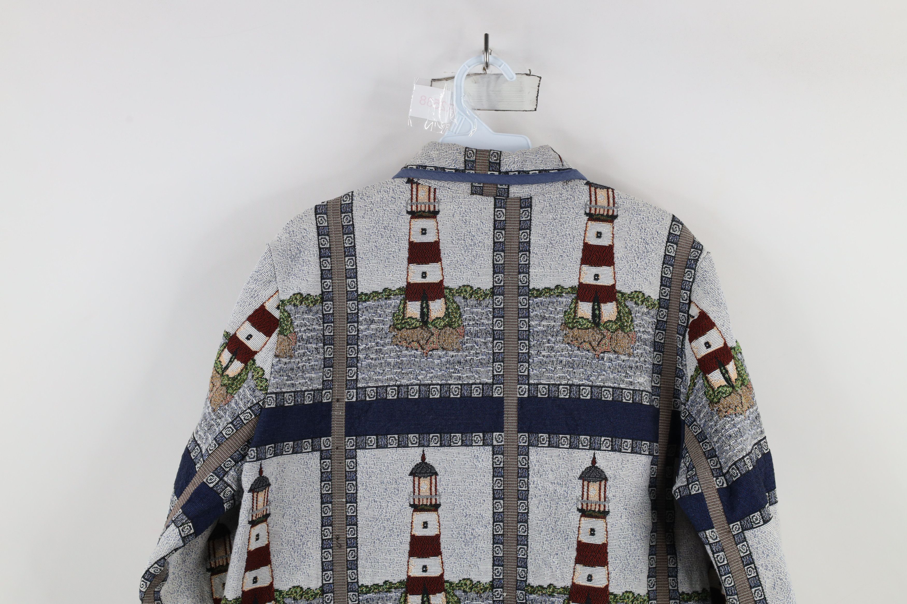 Vintage Vintage 90s Streetwear All Over Print Tapestry Jacket Size M / US 6-8 / IT 42-44 - 12 Thumbnail