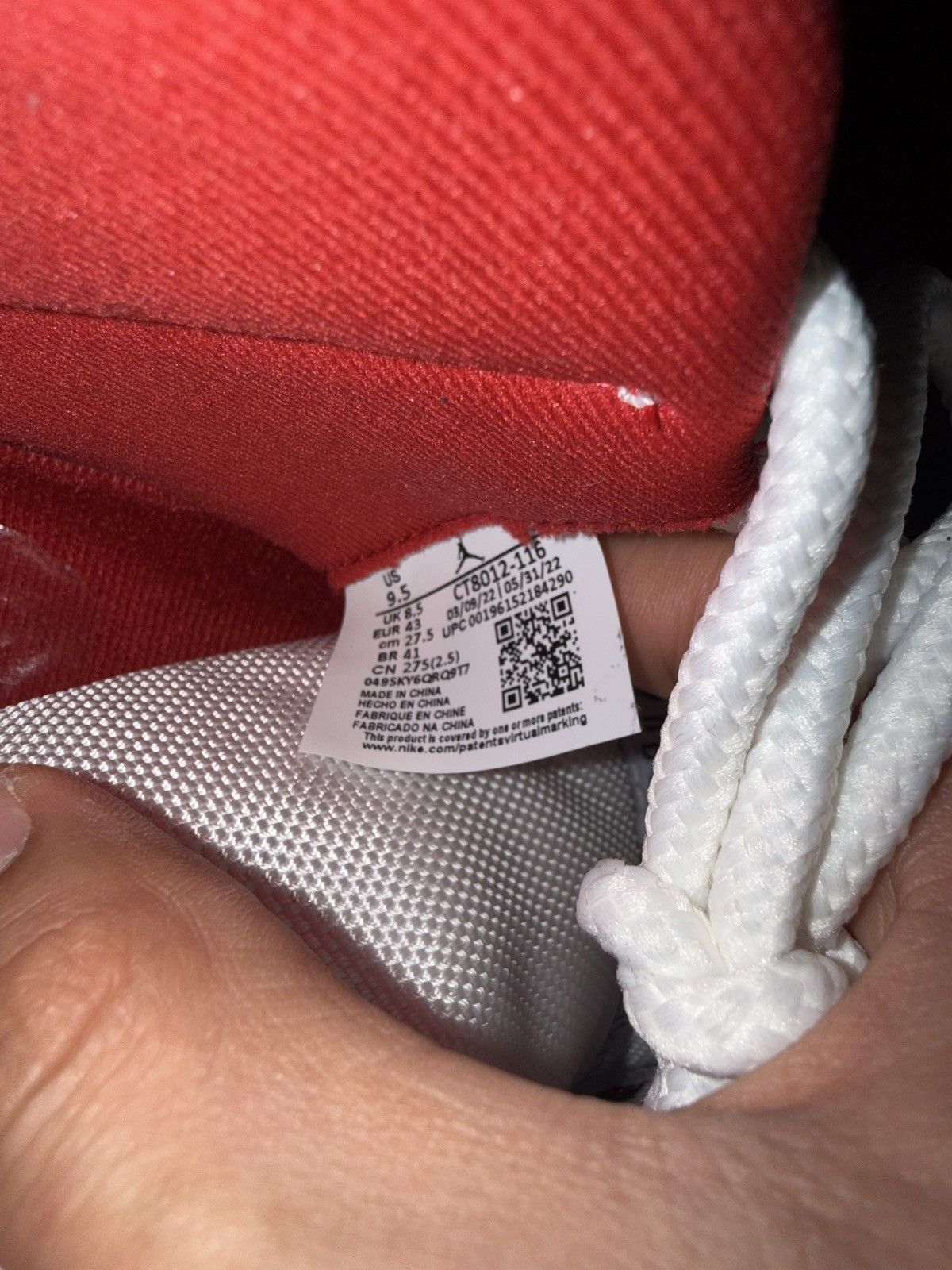 Jordan Brand Air Jordan 11 Retro ‘Cherry’ 2022 Size US 9.5 / EU 42-43 - 8 Thumbnail
