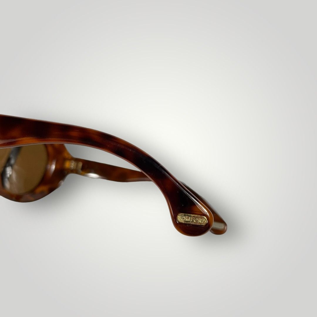 Tom Ford Tom Ford Oval Leopard Brown Sunglasses Size ONE SIZE - 4 Thumbnail