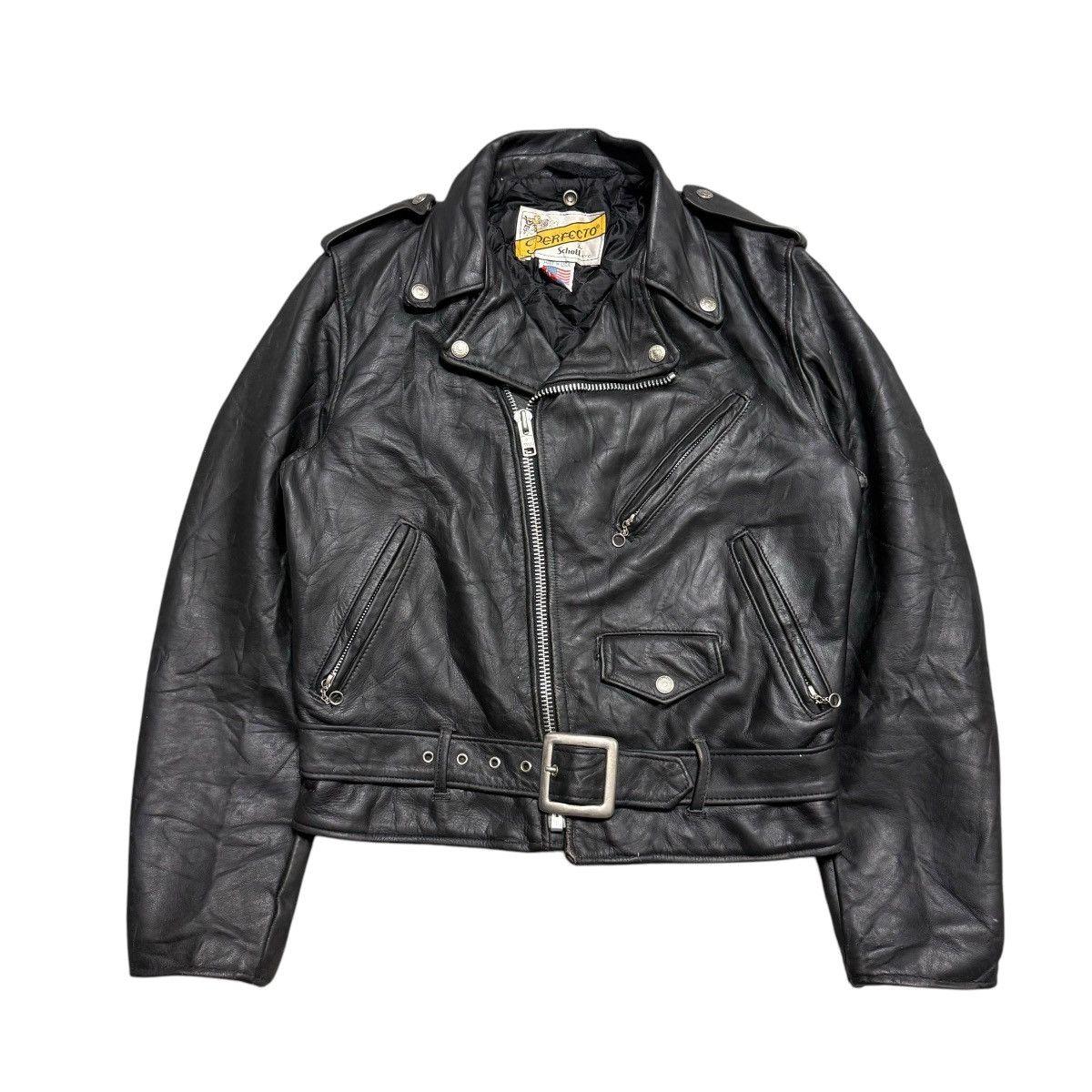 Schott × Vintage Vintage 80s Schott Perfecto 618 Double Colar 
