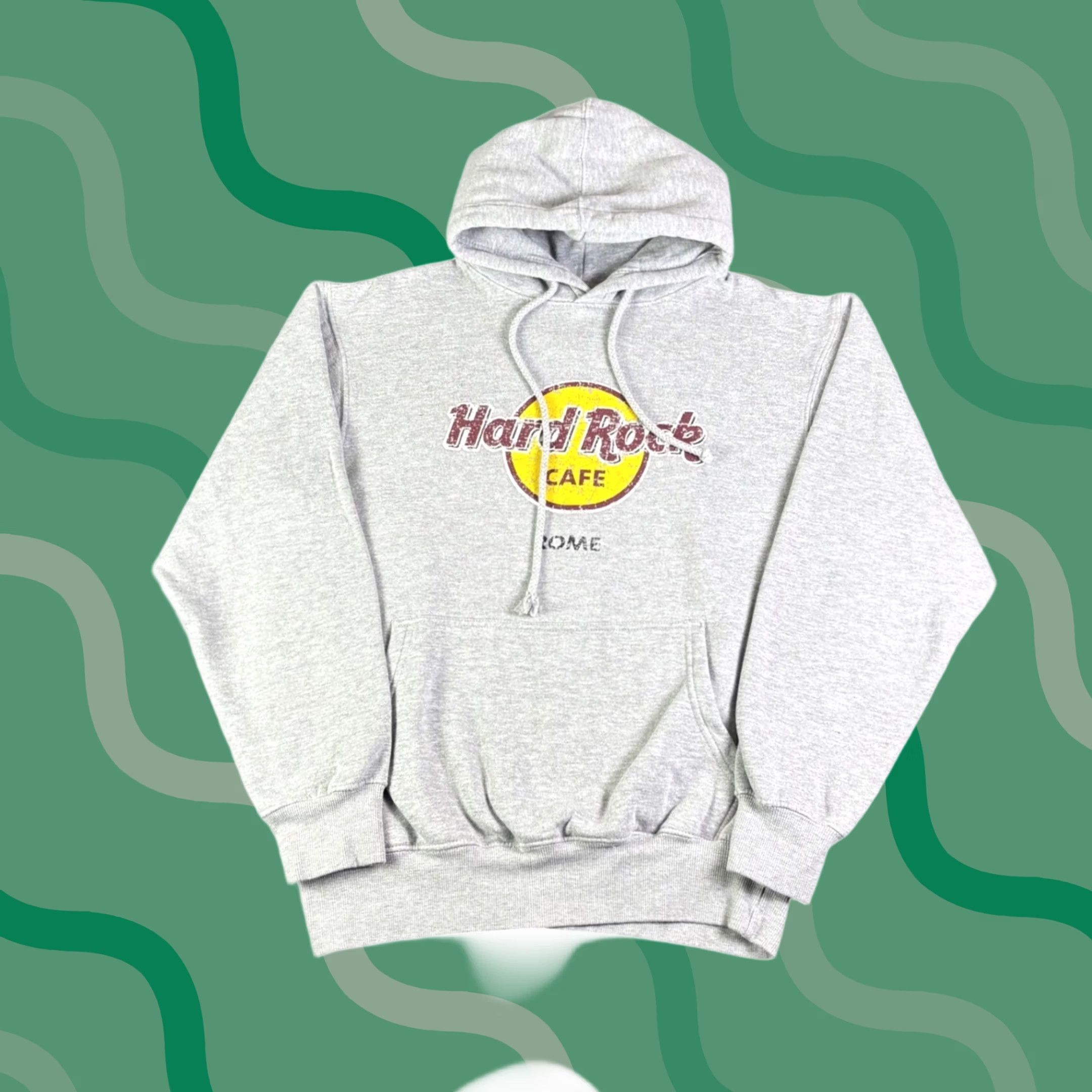 Hard Rock Cafe Hard Rock Cafe Hoodie Mens Large Gray Graphic Pullover Sweatshirt Vintage Hoodie Pullover Graphic Print Logo Angel 90s Basketball Mens L Gray Size US L / EU 52-54 / 3 - 1 Thumbnail