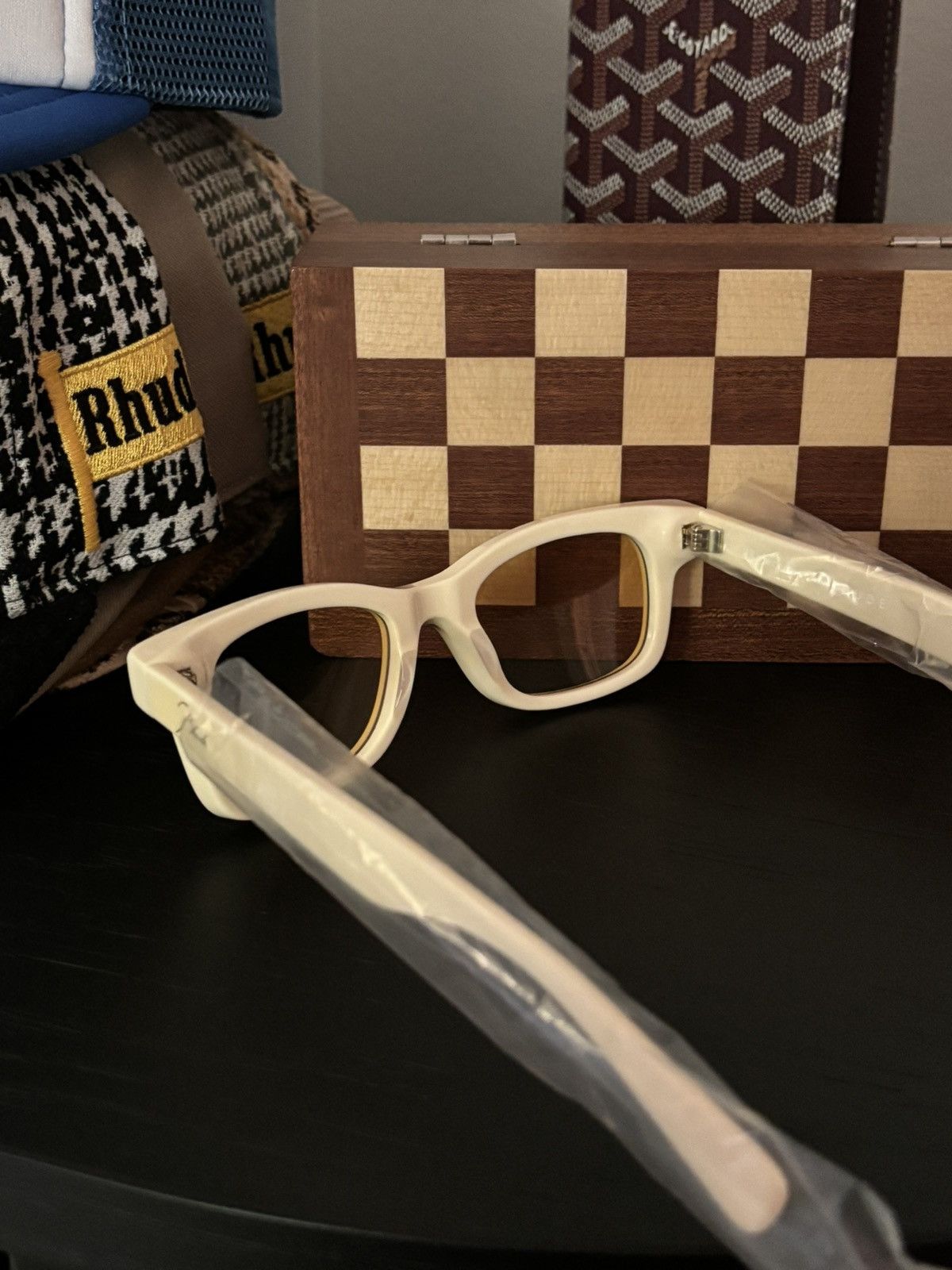 Rhude RHUDE - SUN RHAY LOGO RODEO SUNGLASSES Size ONE SIZE - 12 Thumbnail