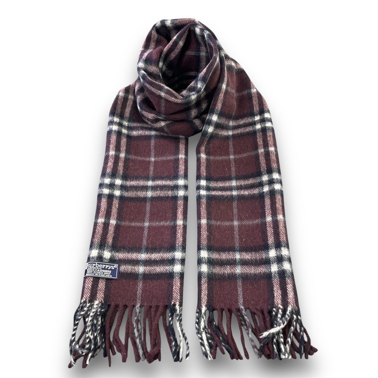 Vintage Burberry Scarf / Muffler / Neckwear T709