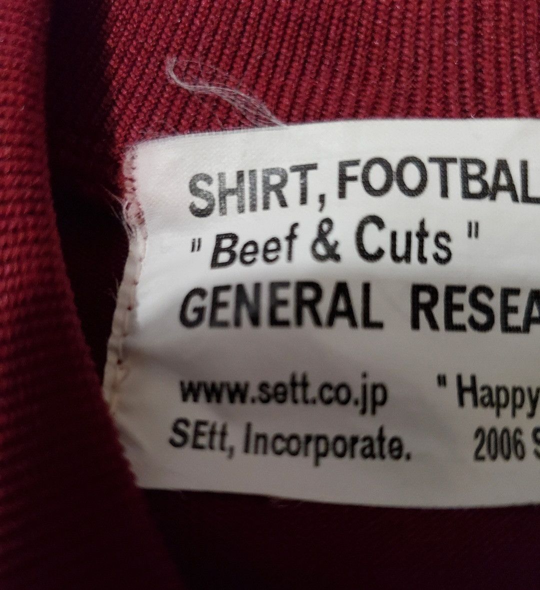 General Research SAMPLE 2006 Good American Meat "Beef & Cuts" Long Sleeve Size US M / EU 48-50 / 2 - 11 Thumbnail