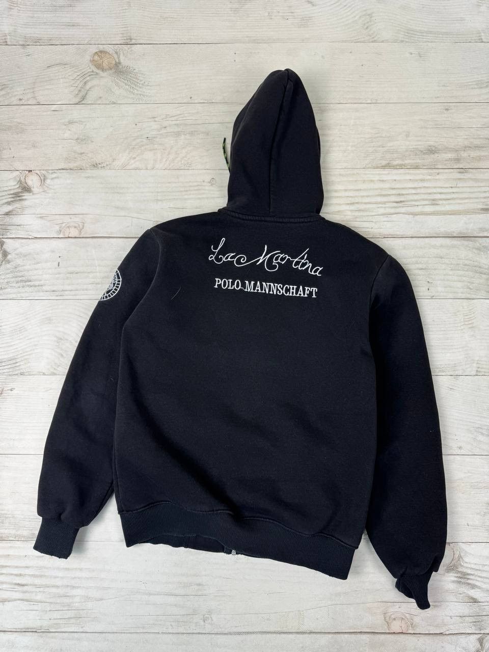 La Martina Vintage La Martina Porsche Polo Team Racing Hoodie 90s Size US S / EU 44-46 / 1 - 10 Thumbnail