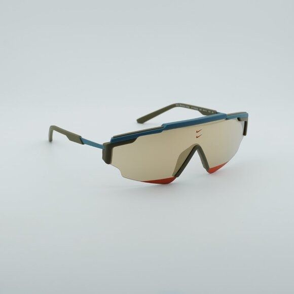 Nike NIKE MARQUEE EDGE M 390 Sunglasses Olive Shield Frame Size ONE SIZE - 8 Thumbnail