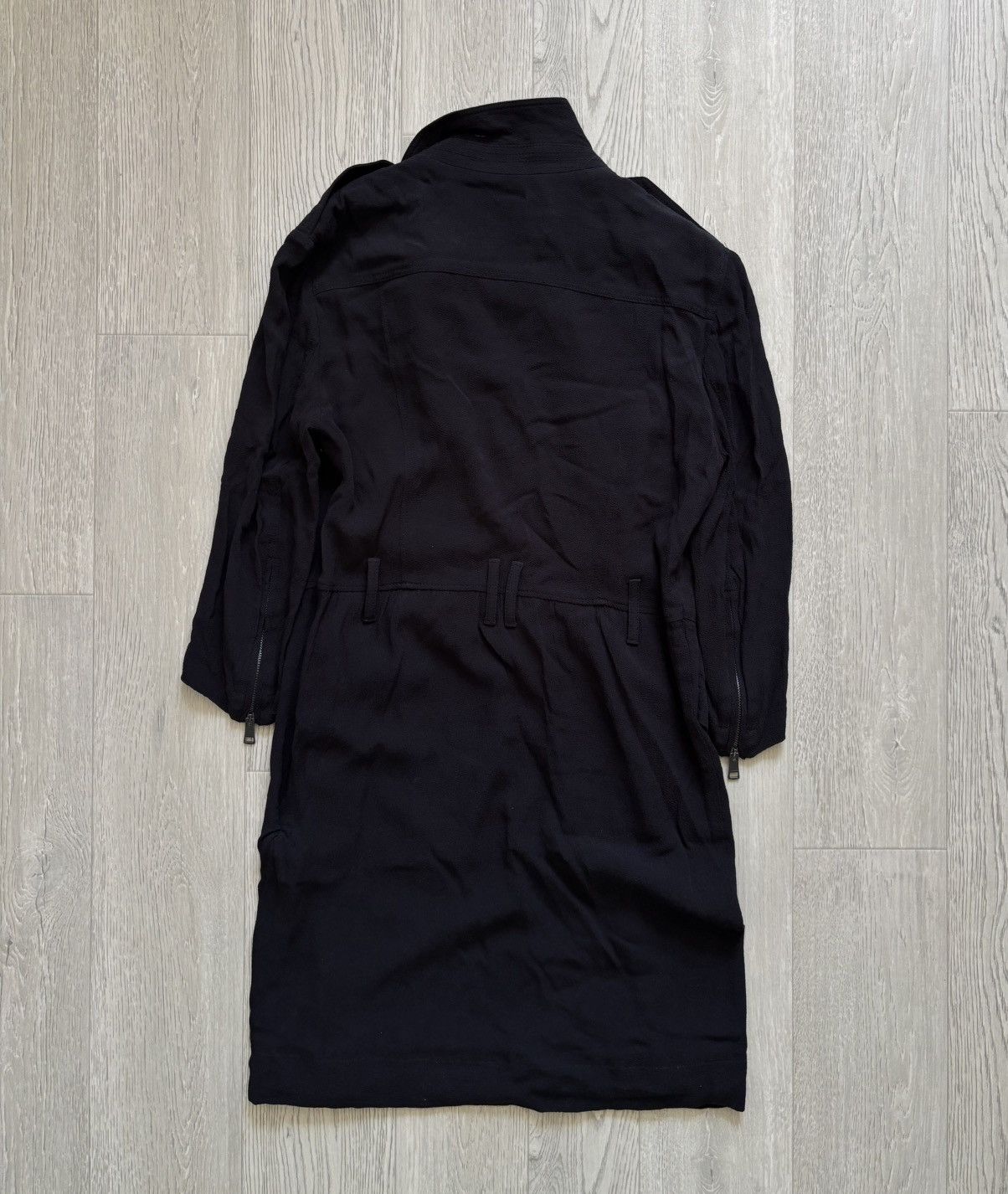 Burberry × Designer × Vintage Burberry Brit Zipped Dress Black Size M / US 6-8 / IT 42-44 - 5 Thumbnail