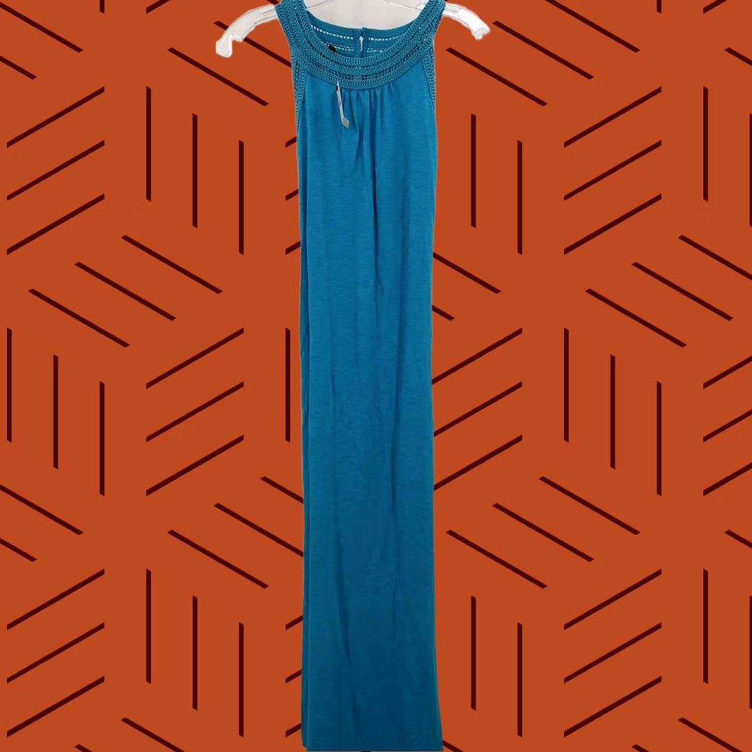 Talbots Talbots Blue Maxi Sleeveless Dress Medium - Pre-Owned Size M / US 6-8 / IT 42-44 - 1 Thumbnail